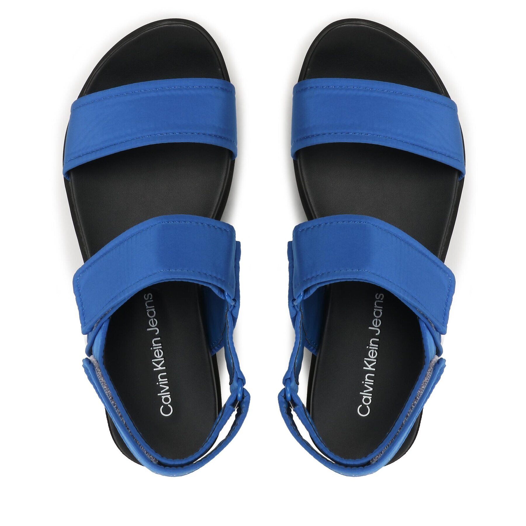 Calvin Klein Jeans Sandali Flatform Sandal Softny YW0YW00965 Modra - Pepit.si