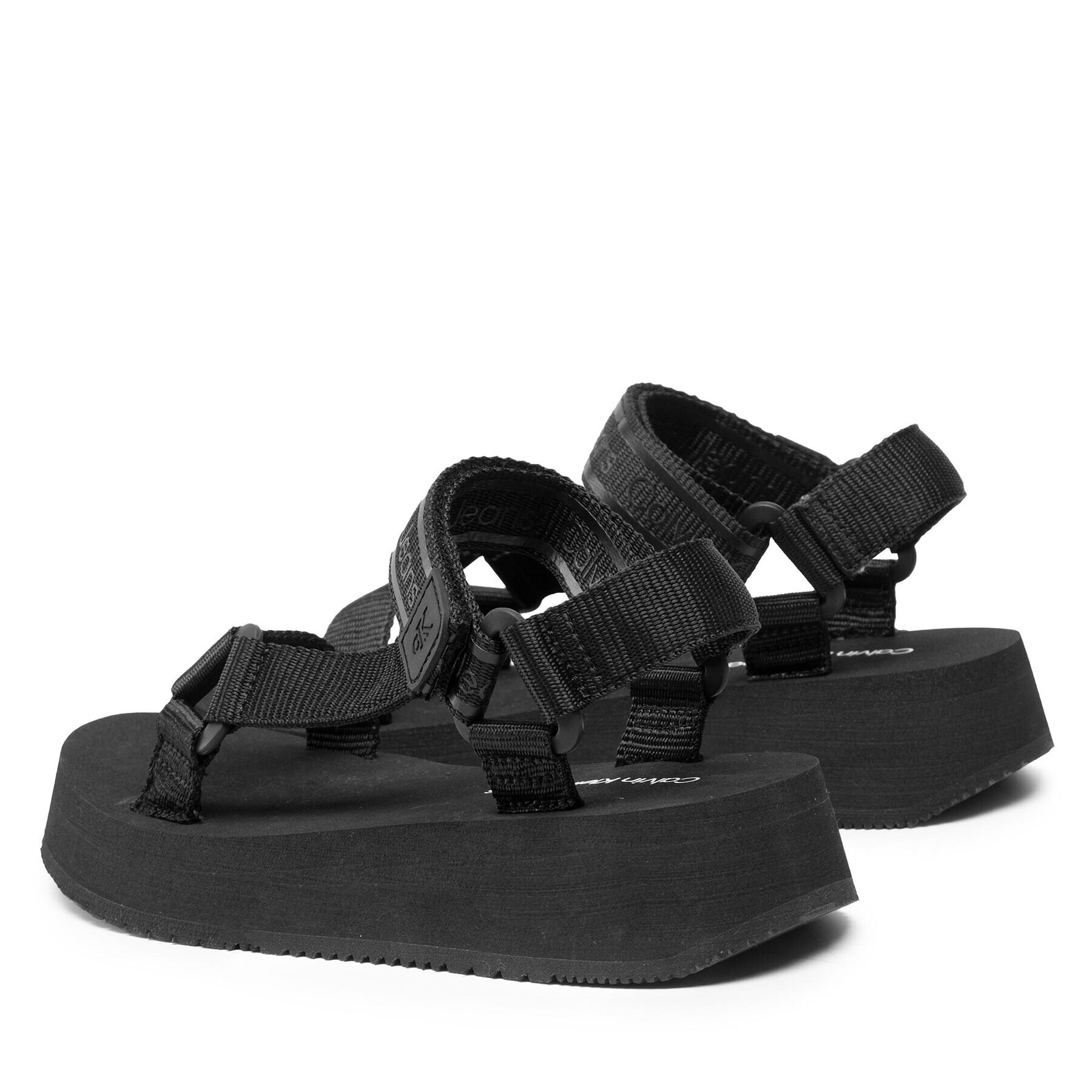 Calvin Klein Jeans Sandali Prefresato Sandal 1 YW0YW00557 Črna - Pepit.si