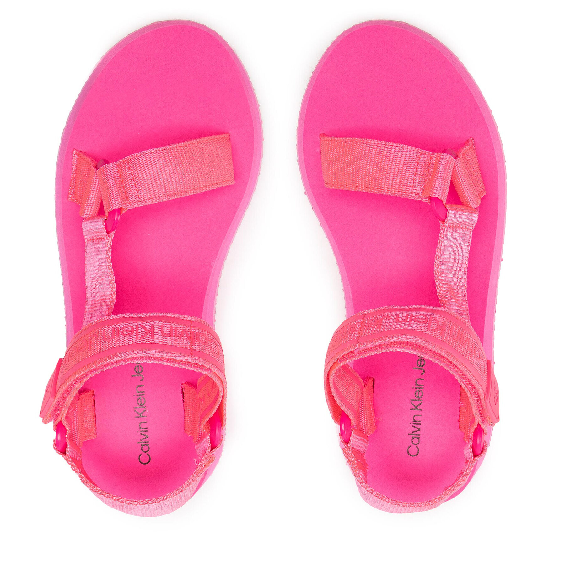 Calvin Klein Jeans Sandali Prefresato Sandal 1 YW0YW00557 Roza - Pepit.si