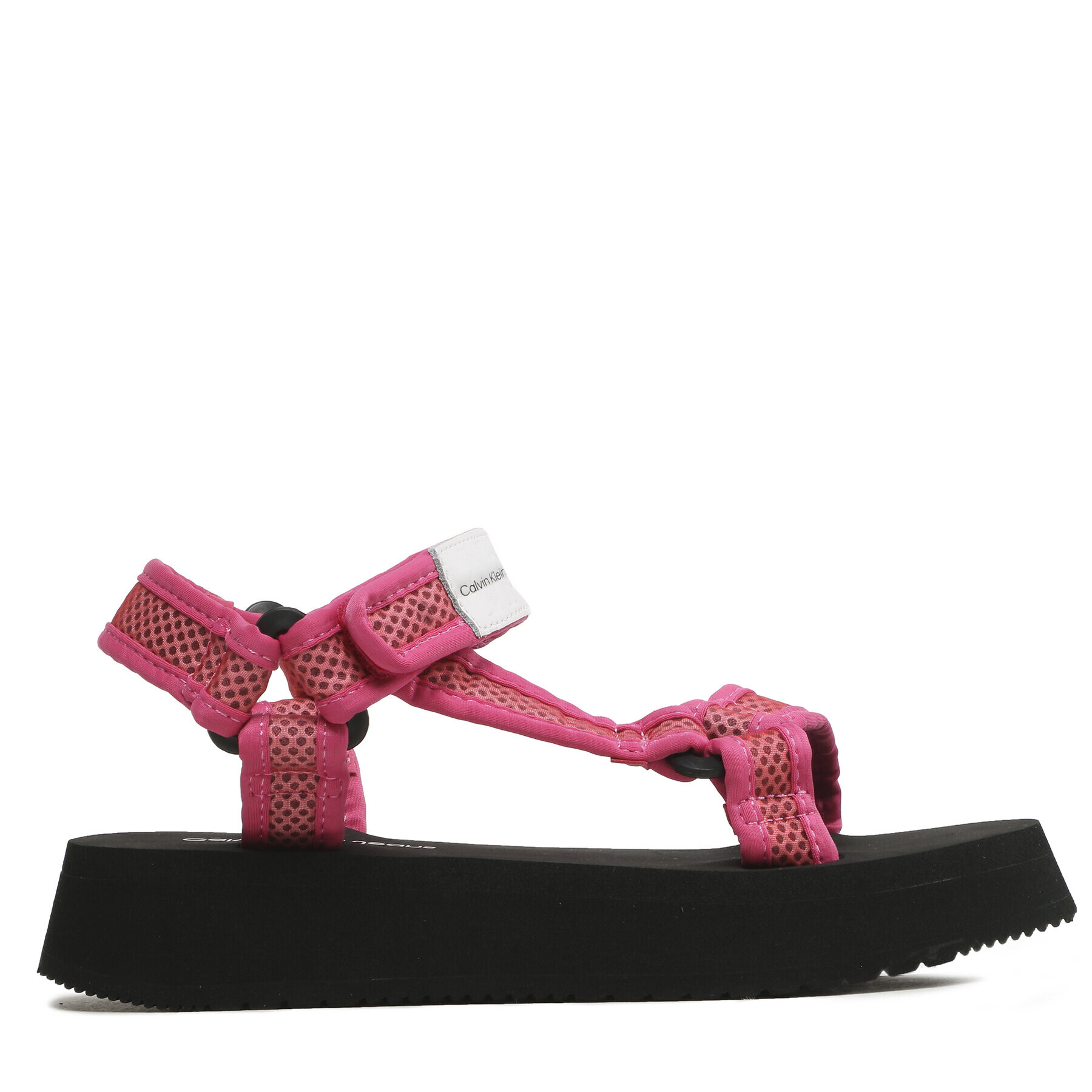 Calvin Klein Jeans Sandali Prefresato Sandal Webbing Mesh YW0YW00969 Roza - Pepit.si