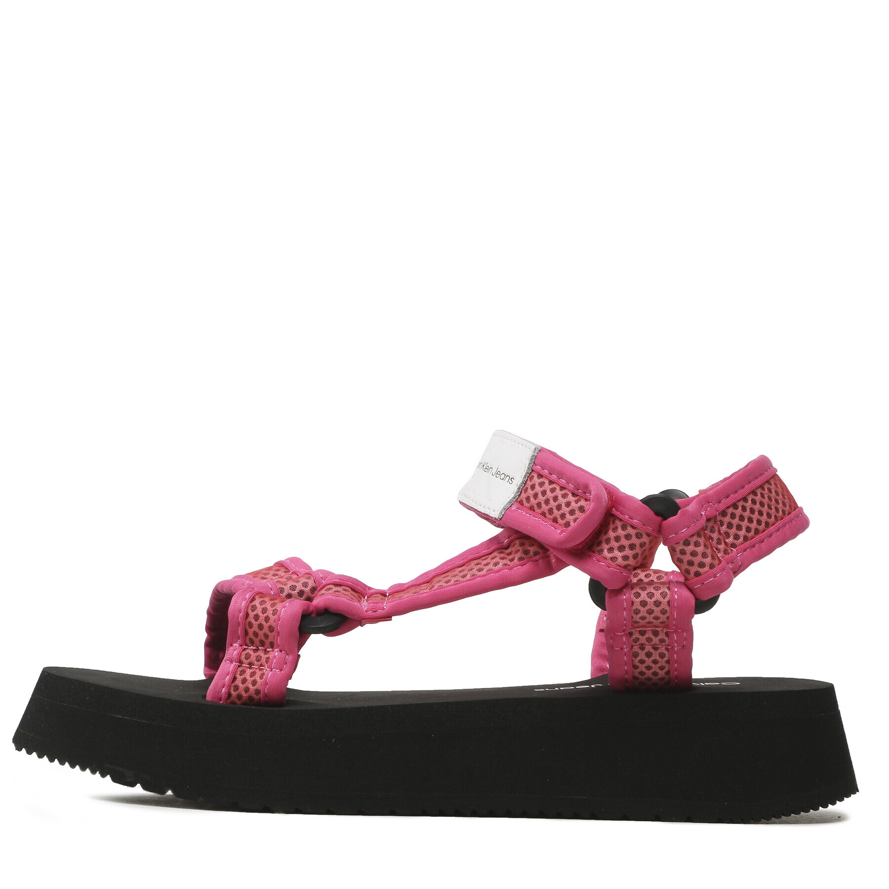 Calvin Klein Jeans Sandali Prefresato Sandal Webbing Mesh YW0YW00969 Roza - Pepit.si