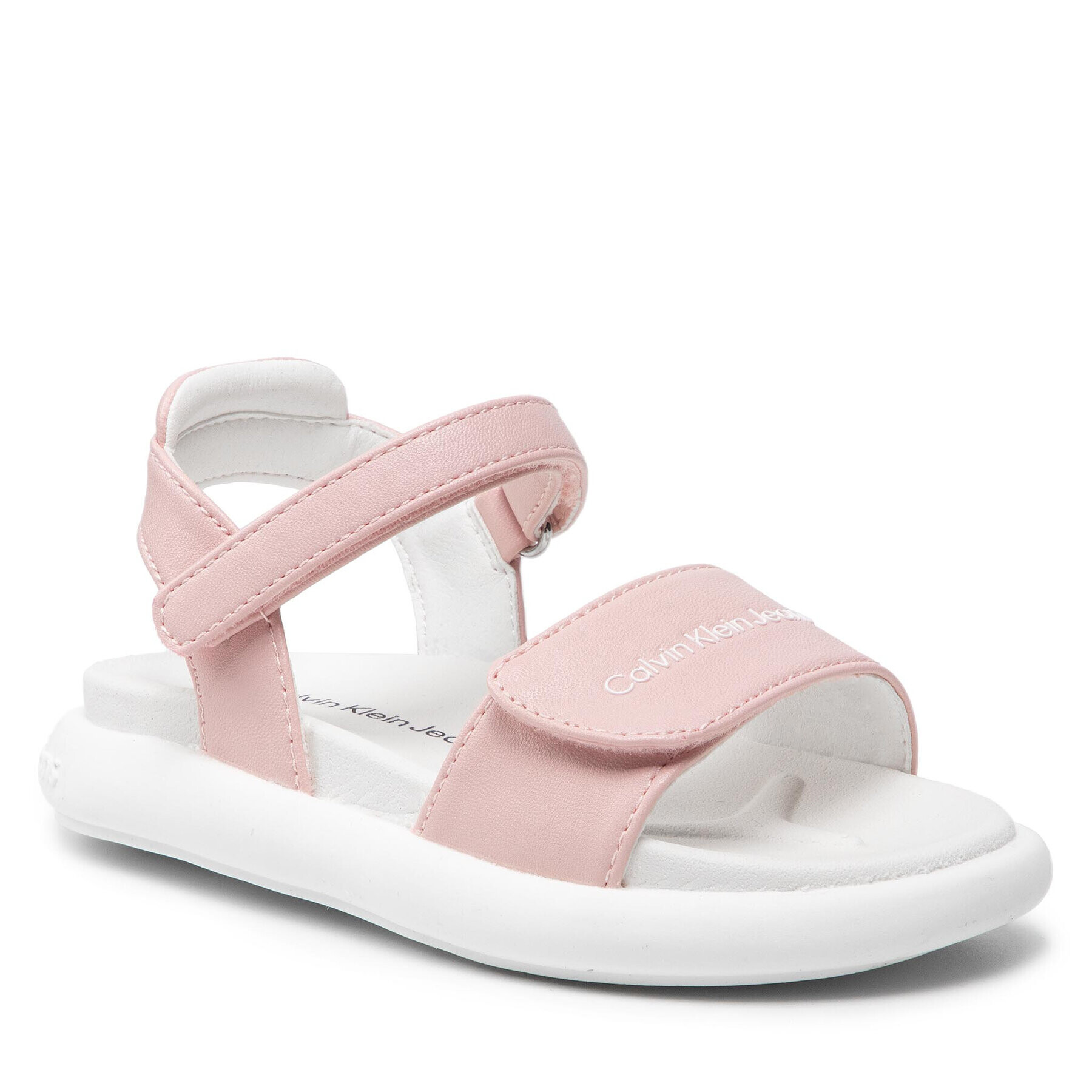 Calvin Klein Jeans Sandali Velcro Sandal V1A2-80201-1013 S Roza - Pepit.si