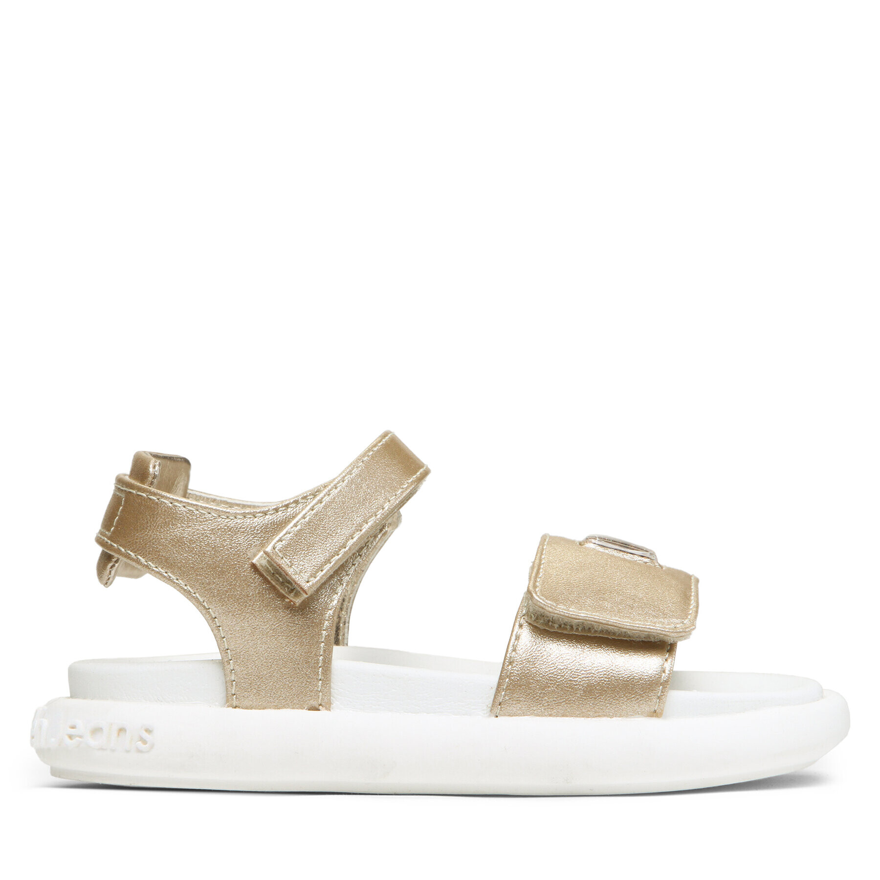 Calvin Klein Jeans Sandali Velcro Sandal V3A2-80497-1599 S Zlata - Pepit.si