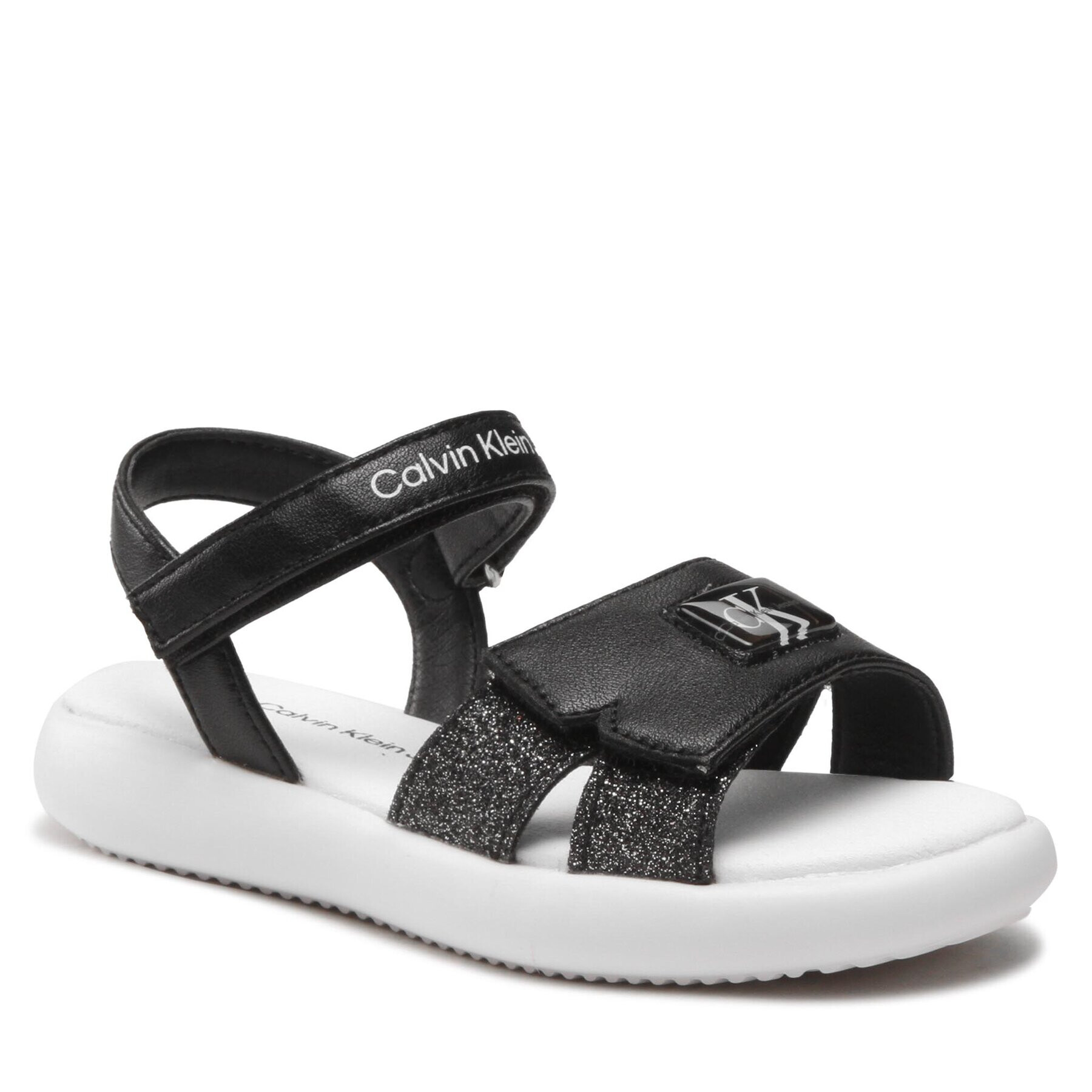 Calvin Klein Jeans Sandali Velcro Sandal V3A2-80502-0273 Črna - Pepit.si