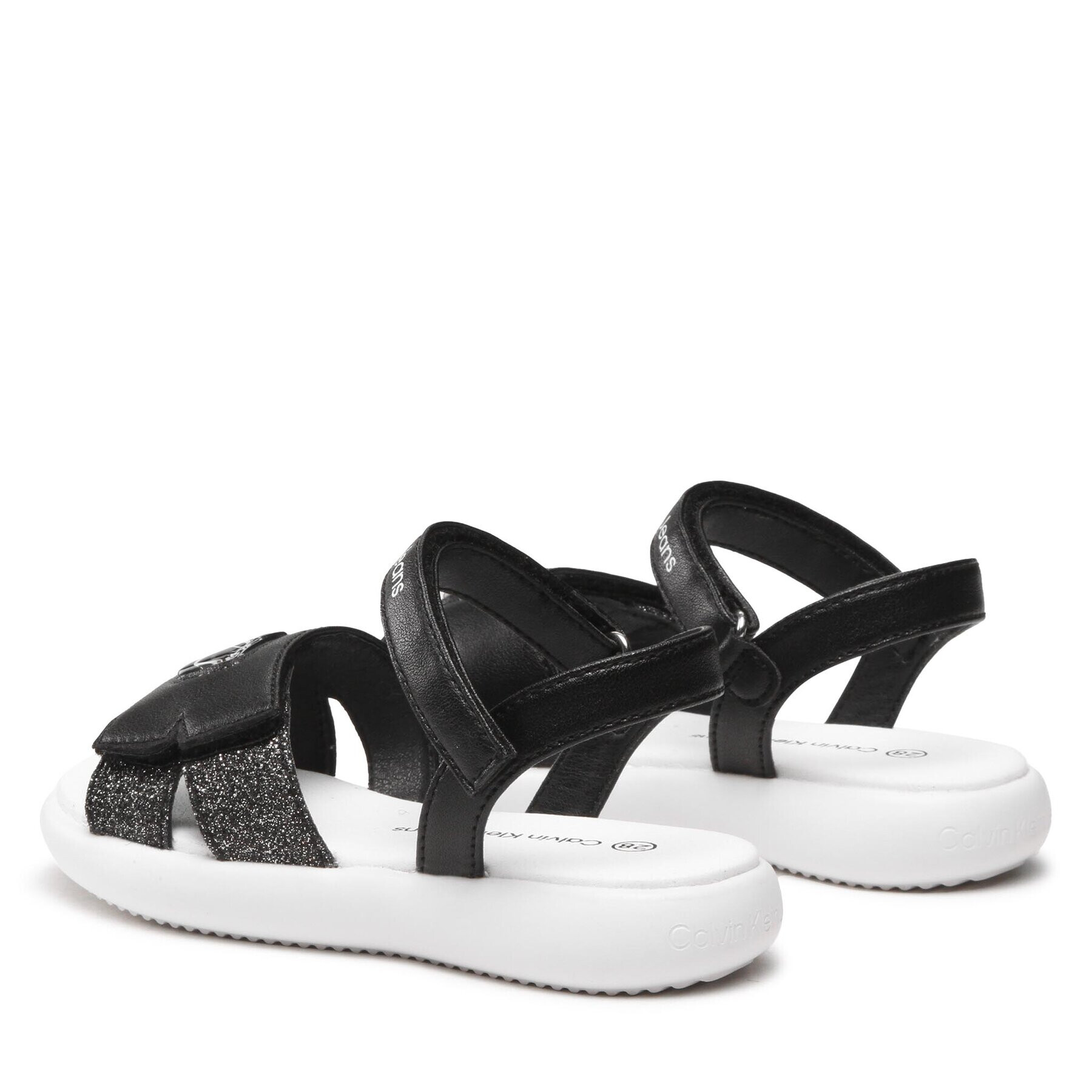 Calvin Klein Jeans Sandali Velcro Sandal V3A2-80502-0273 Črna - Pepit.si