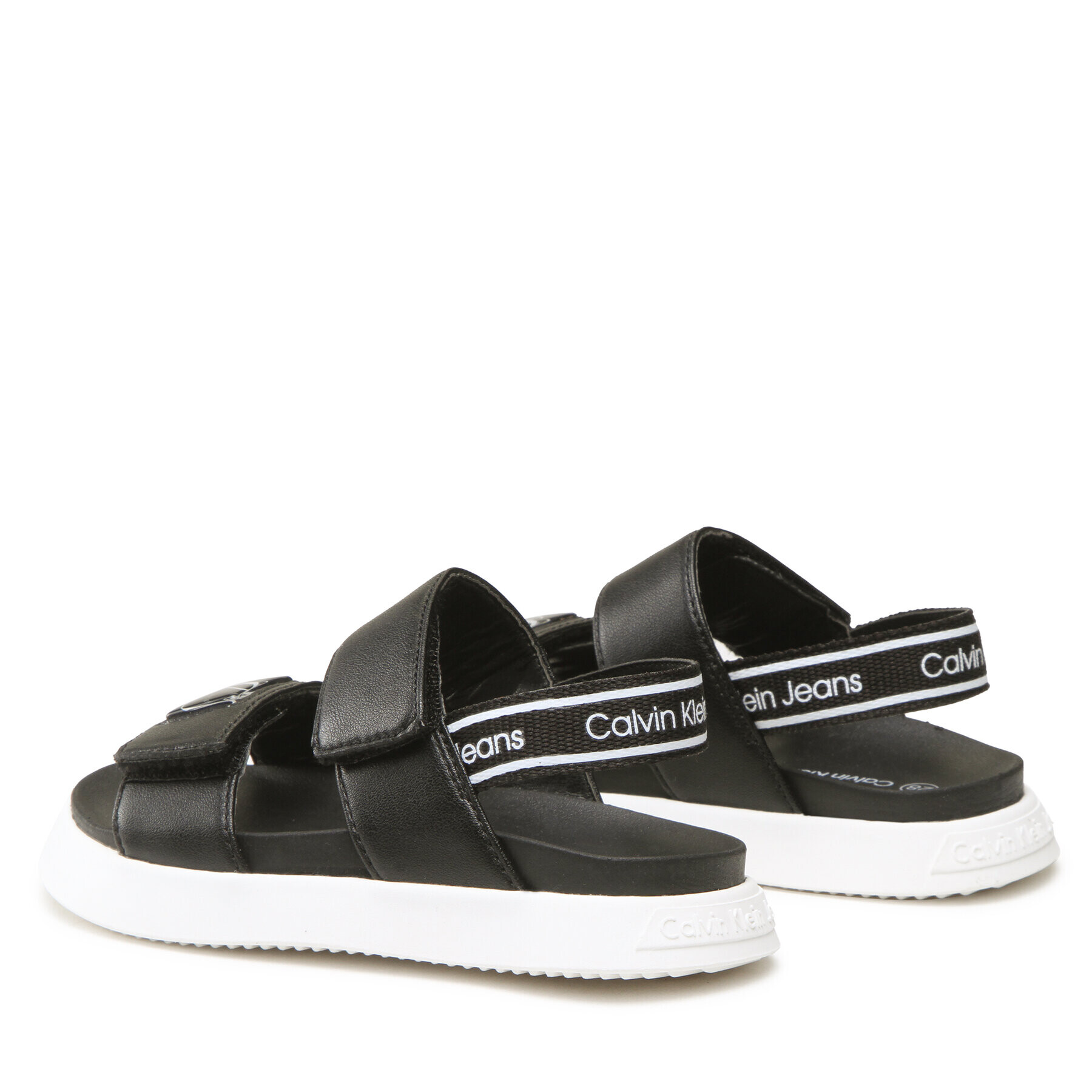 Calvin Klein Jeans Sandali Velcro Sandal V3A2-80508-1013 Črna - Pepit.si