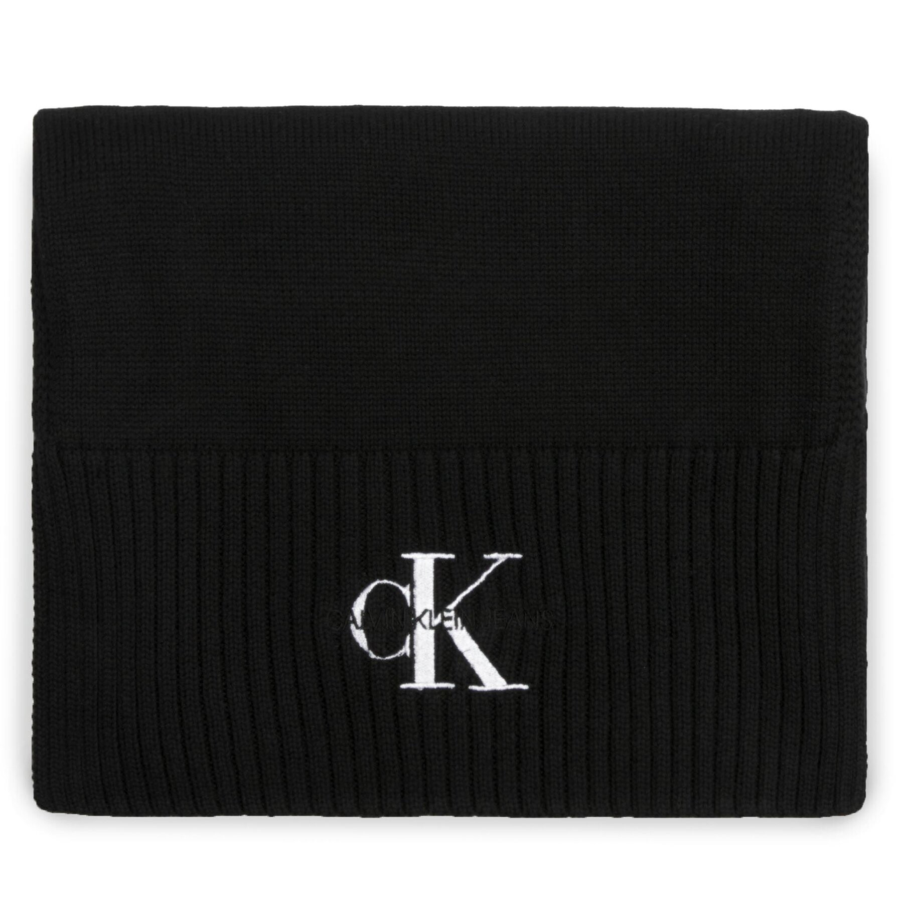 Calvin Klein Jeans Set šal + kapa Gifting Mono Beanie/Scarf K50K511199 Črna - Pepit.si