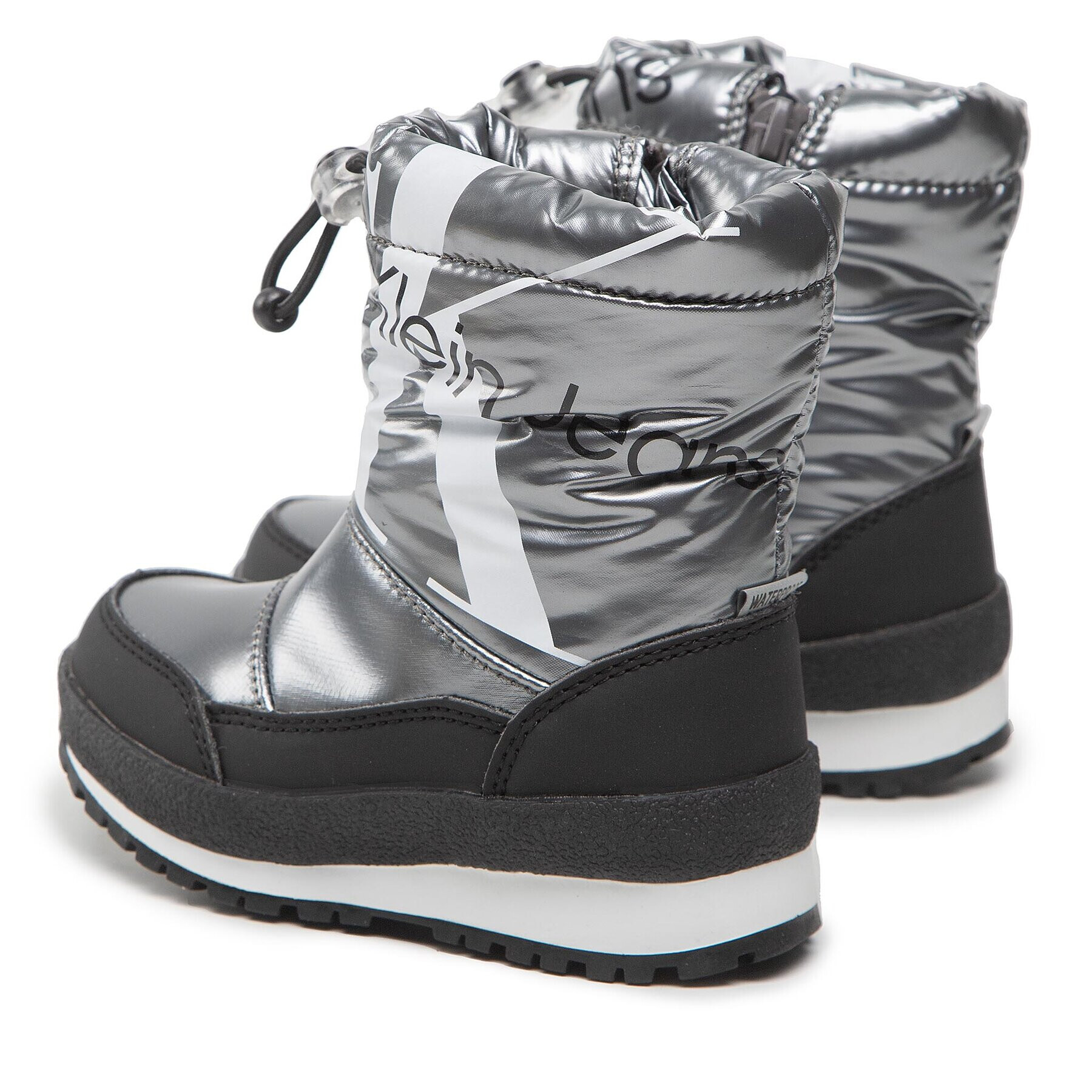 Calvin Klein Jeans Škornji za sneg Snow Boot V3A6-80310-1240 Srebrna - Pepit.si