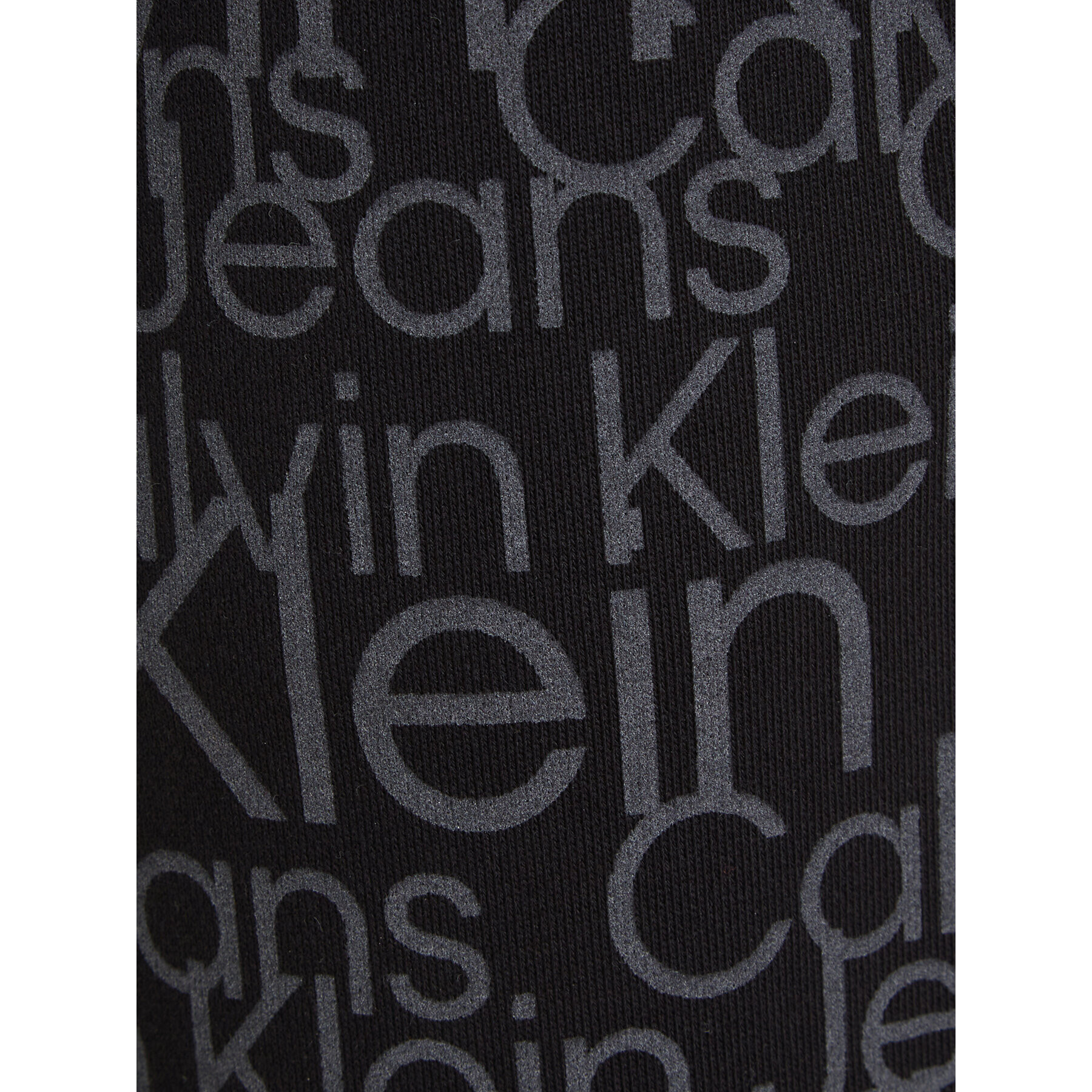 Calvin Klein Jeans Spodnji del trenirke Glow In The Dark IB0IB01896 Črna Regular Fit - Pepit.si