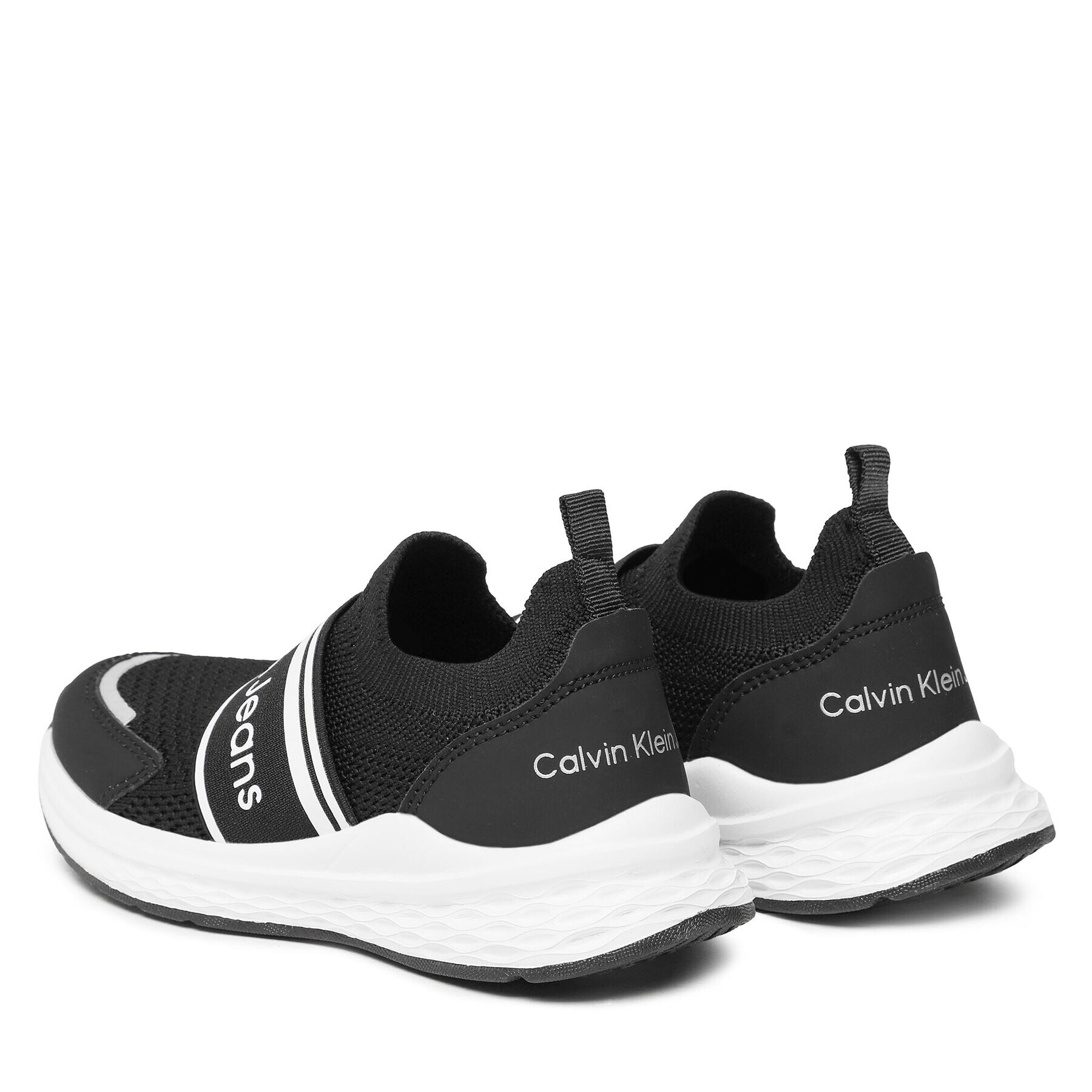 Calvin Klein Jeans Superge Low Cut Easy-On Sneaker V3B9-80594-0308 Črna - Pepit.si