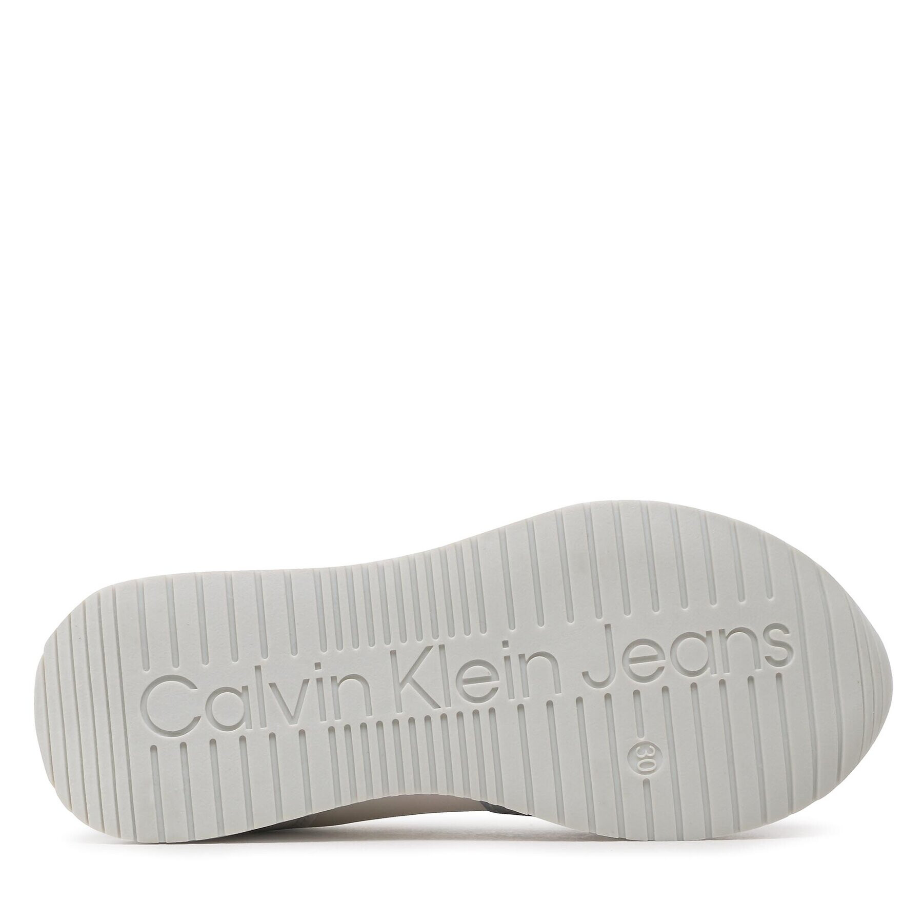 Calvin Klein Jeans Superge Low Cut Lace-Up Sneaker V3X9-80580-1594 M Bela - Pepit.si