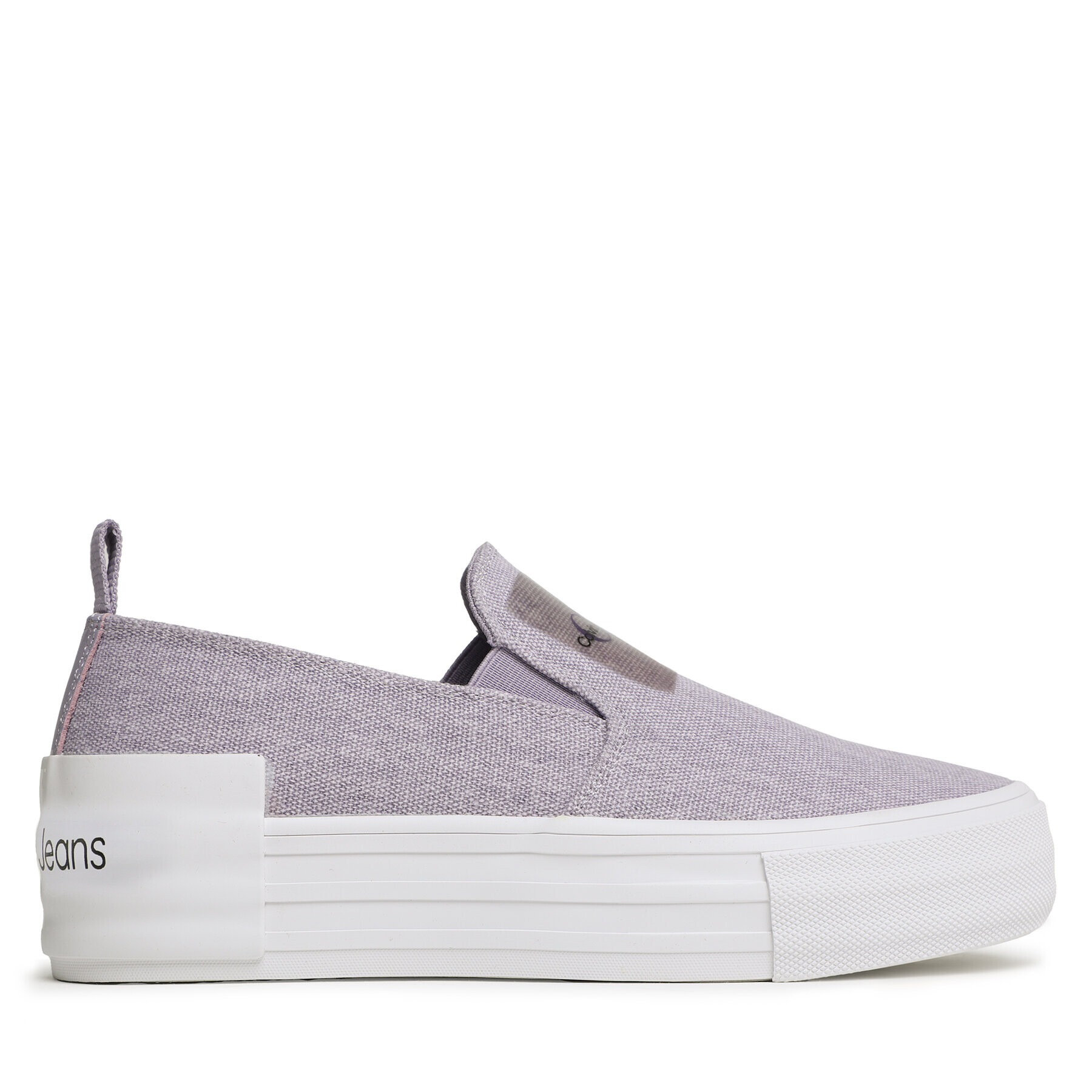 Calvin Klein Jeans Tenis superge Bold Vulc Flatf Slipon Wn YW0YW01040 Vijolična - Pepit.si