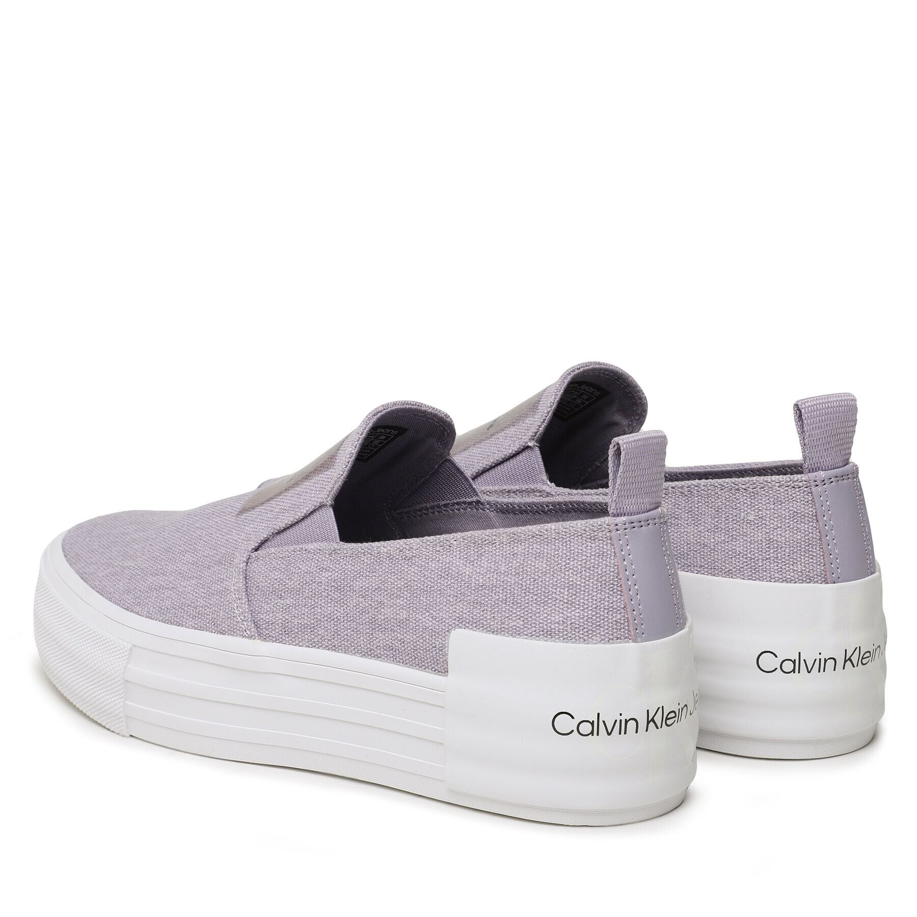 Calvin Klein Jeans Tenis superge Bold Vulc Flatf Slipon Wn YW0YW01040 Vijolična - Pepit.si