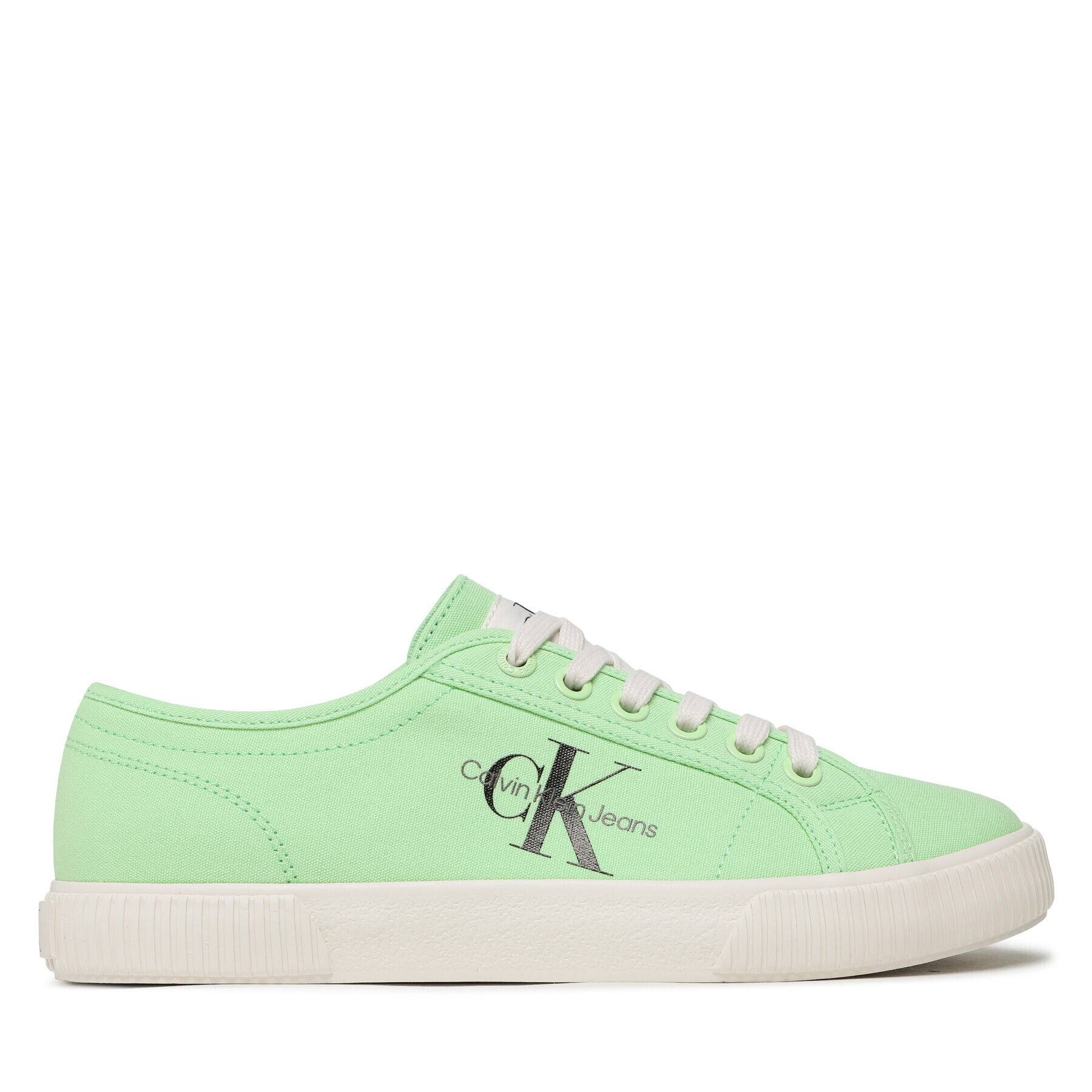 Calvin Klein Jeans Tenis superge Ess Vulc Mono W YW0YW00482 Zelena - Pepit.si