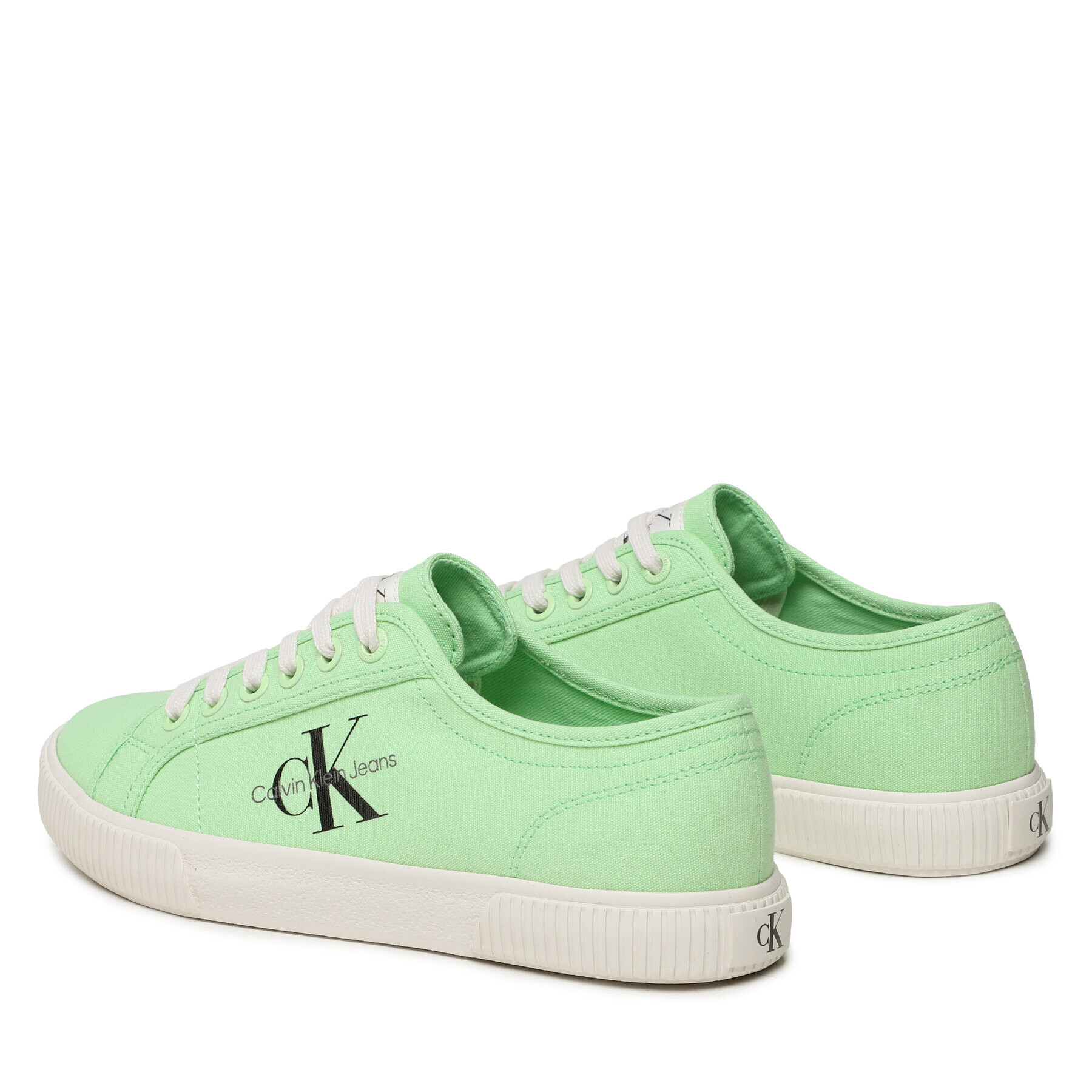 Calvin Klein Jeans Tenis superge Ess Vulc Mono W YW0YW00482 Zelena - Pepit.si