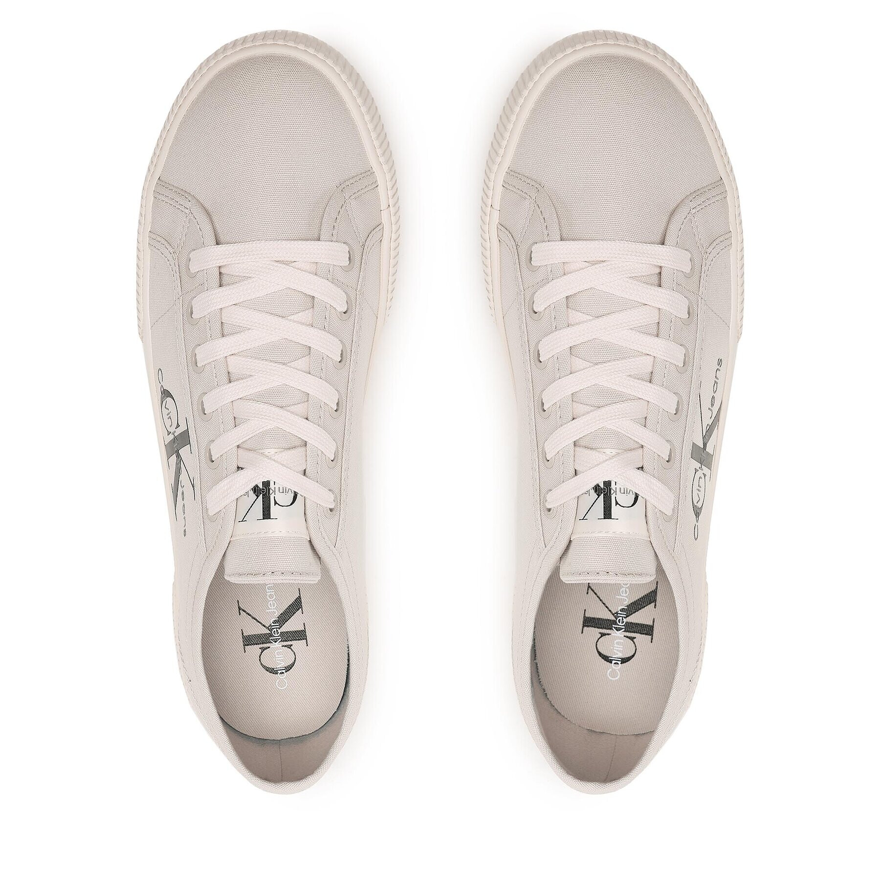 Calvin Klein Jeans Tenis superge Essential Vulcanized 1 YM0YM00306 Bež - Pepit.si