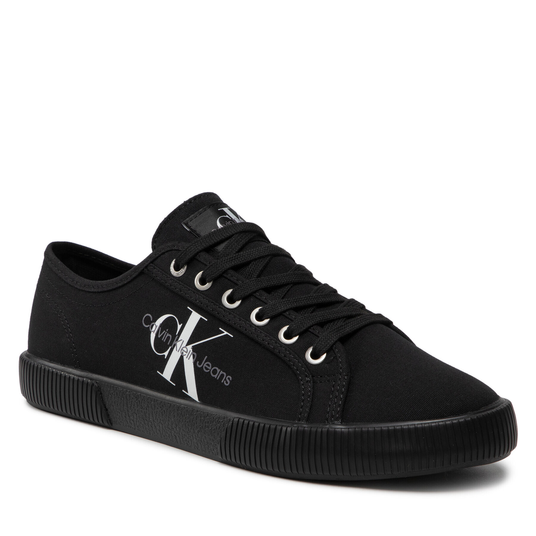 Calvin Klein Jeans Tenis superge Essential Vulcanized 1 YM0YM00306 Črna - Pepit.si