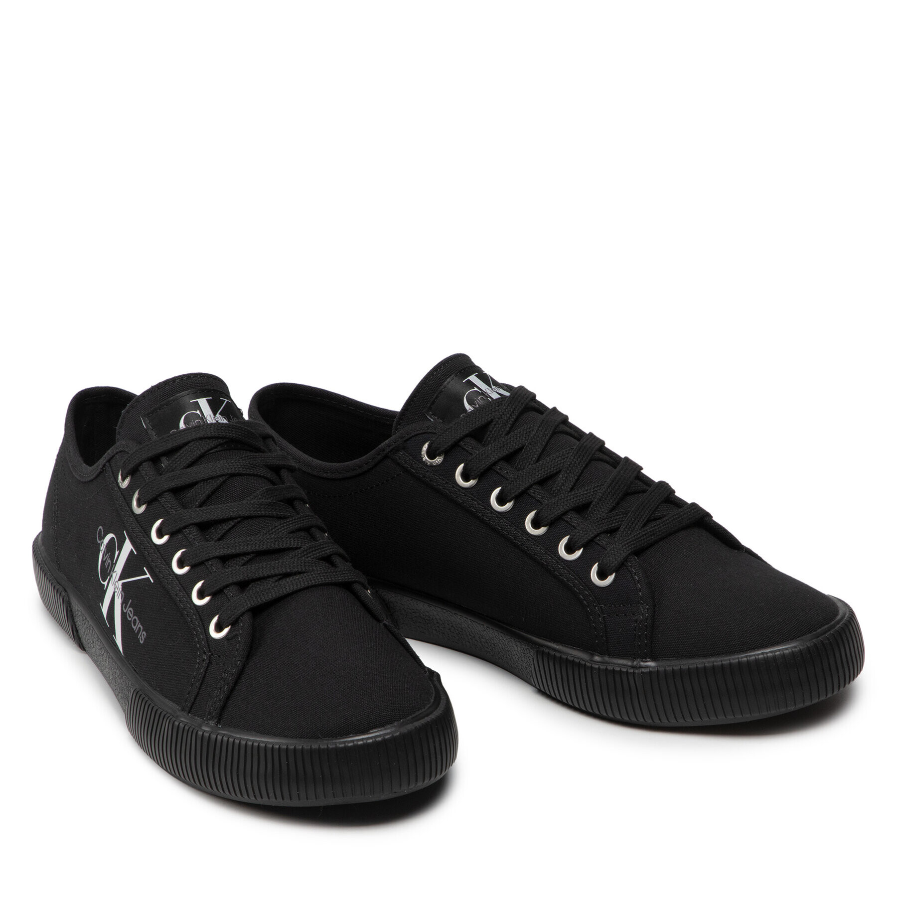 Calvin Klein Jeans Tenis superge Essential Vulcanized 1 YM0YM00306 Črna - Pepit.si