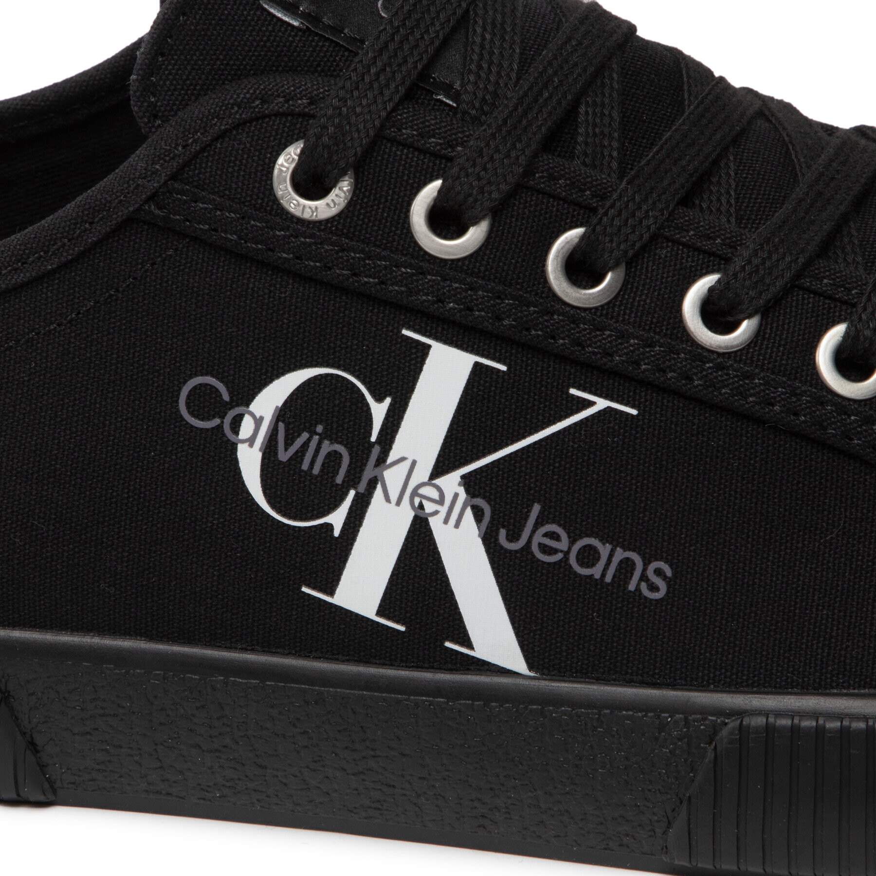 Calvin Klein Jeans Tenis superge Essential Vulcanized 1 YM0YM00306 Črna - Pepit.si