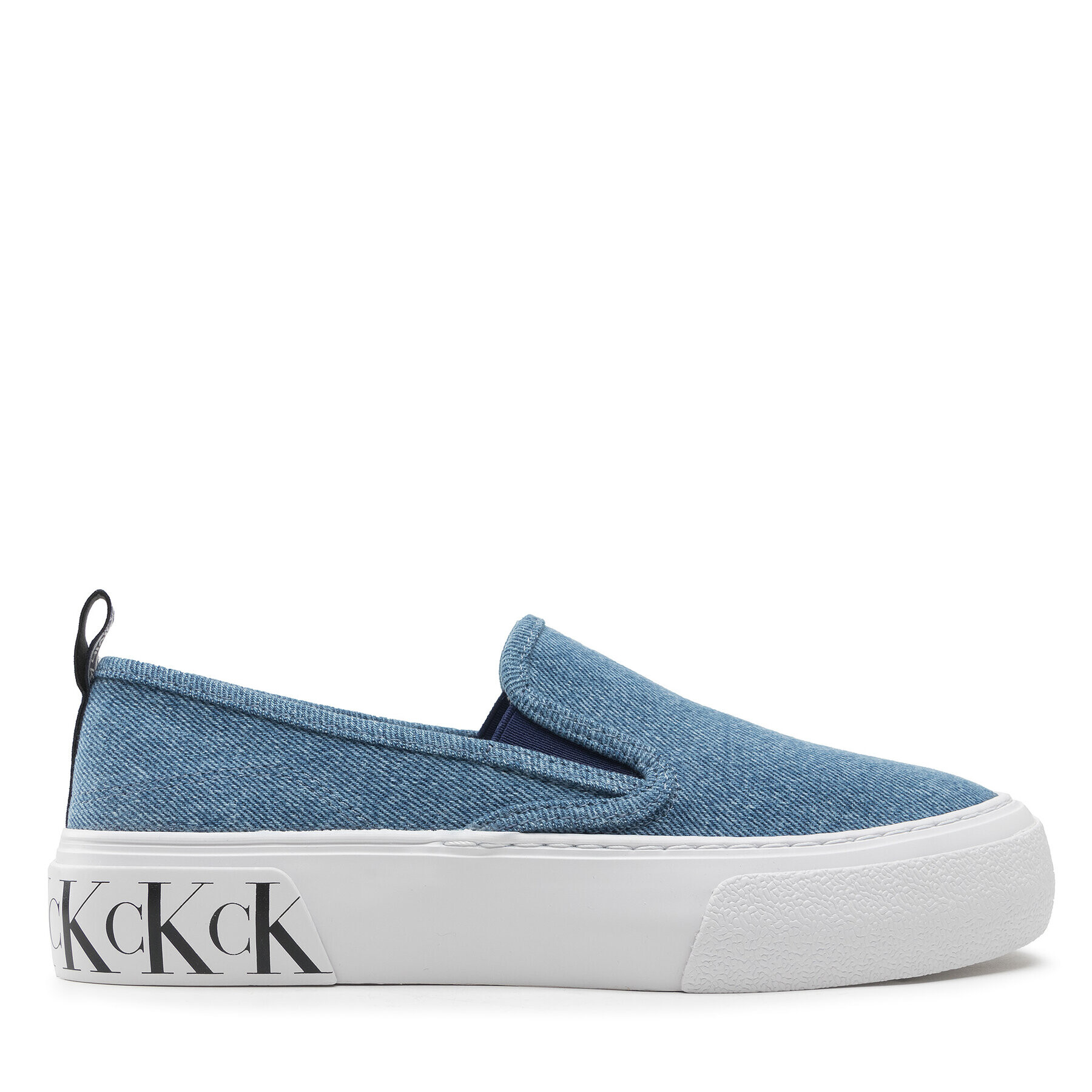 Calvin Klein Jeans Tenis superge Skater Vulcanized 2 YW0YW00623 Mornarsko modra - Pepit.si