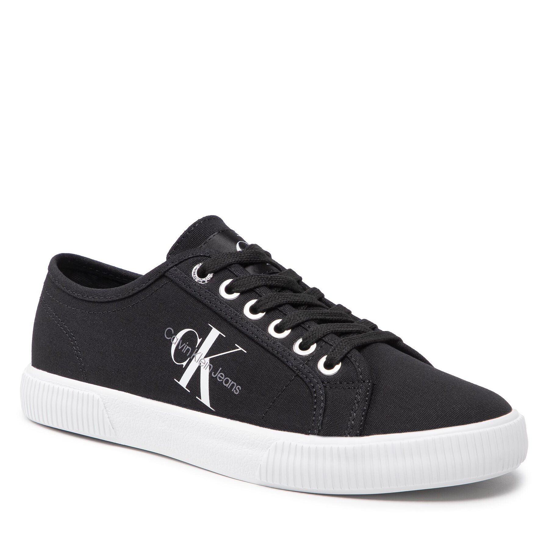 Calvin Klein Jeans Tenis superge Vulcanized Essential 1 YW0YW00482 Črna - Pepit.si