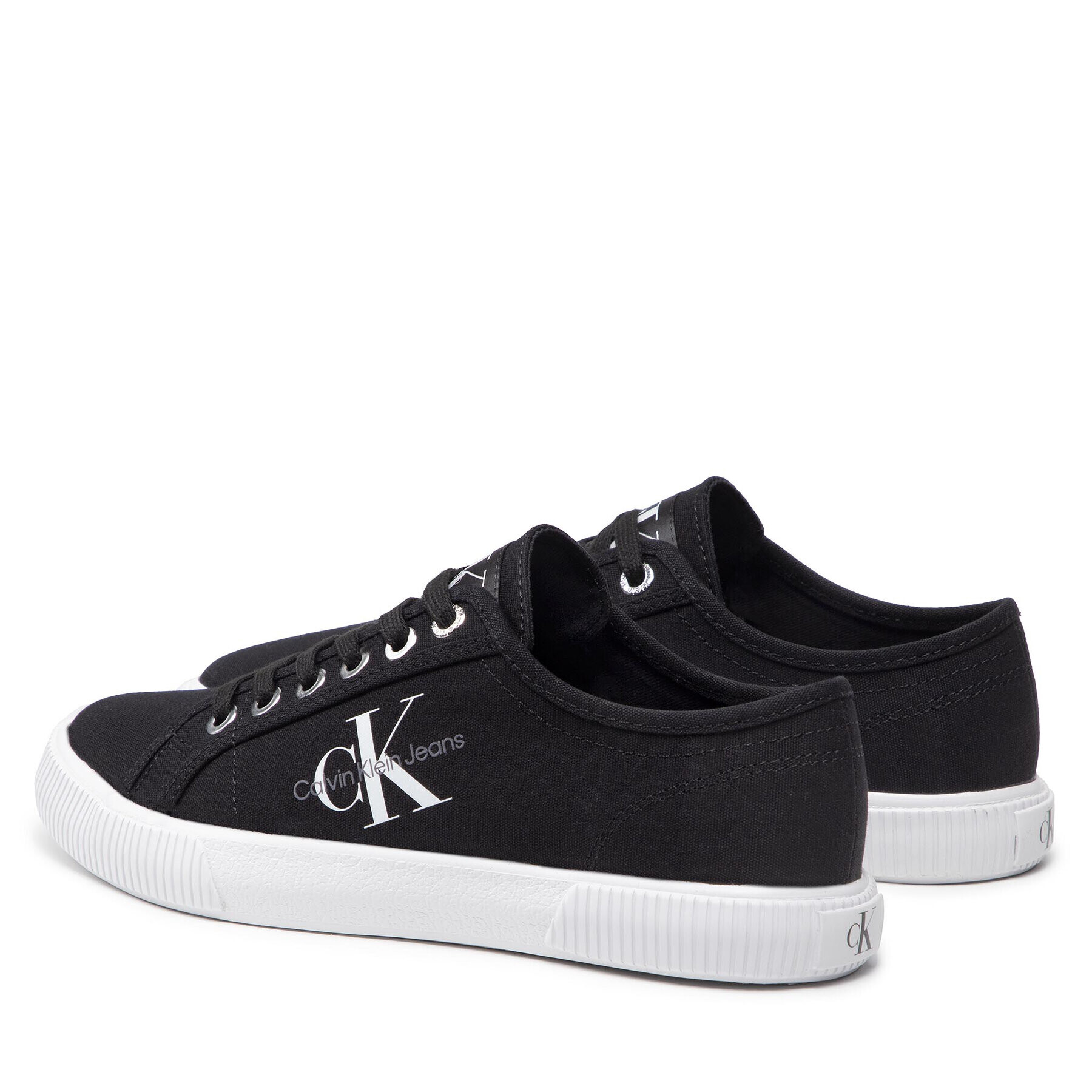 Calvin Klein Jeans Tenis superge Vulcanized Essential 1 YW0YW00482 Črna - Pepit.si