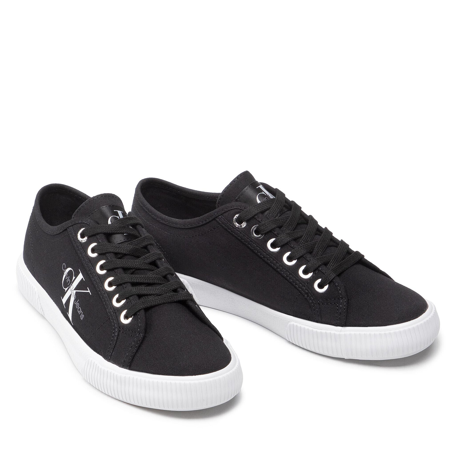 Calvin Klein Jeans Tenis superge Vulcanized Essential 1 YW0YW00482 Črna - Pepit.si