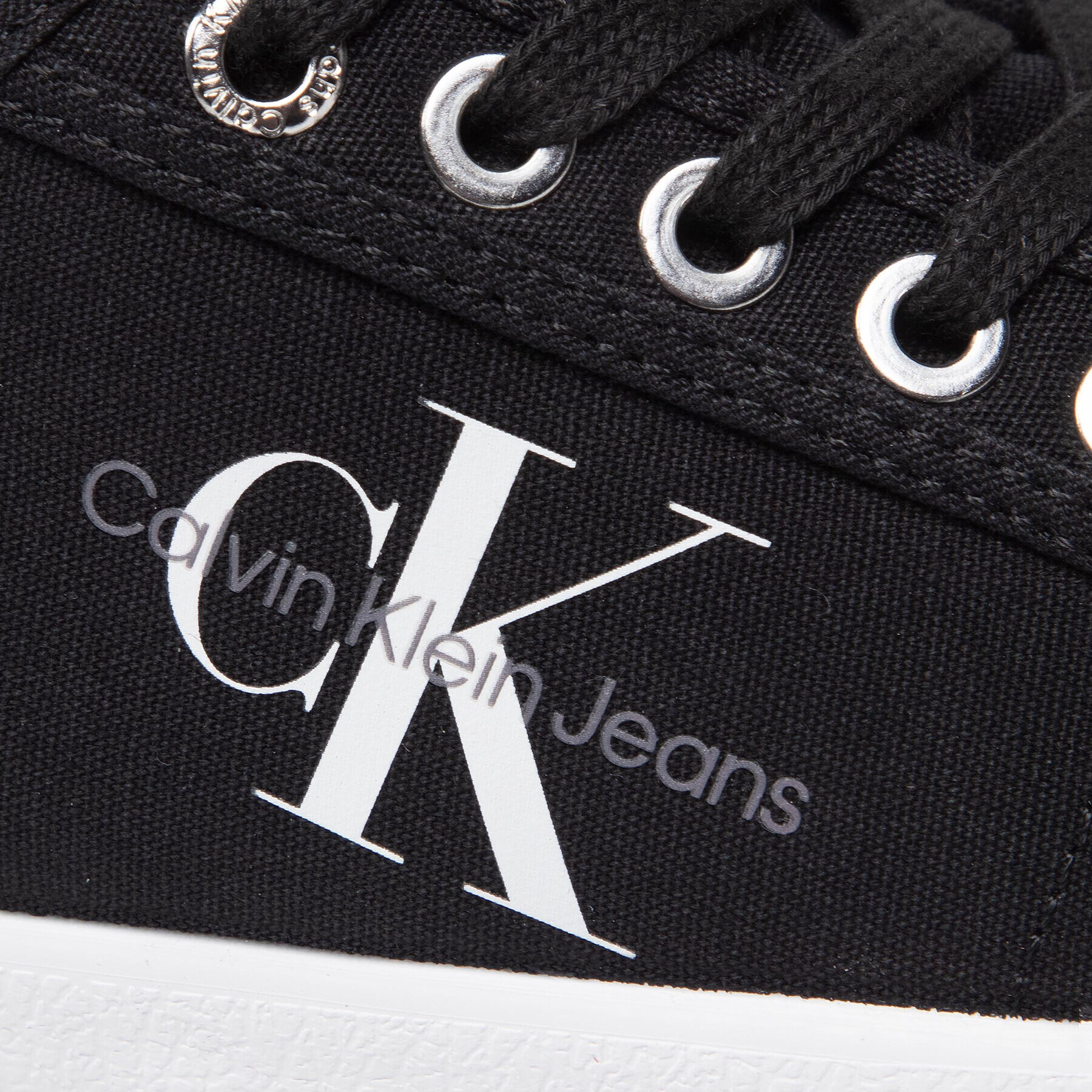 Calvin Klein Jeans Tenis superge Vulcanized Essential 1 YW0YW00482 Črna - Pepit.si