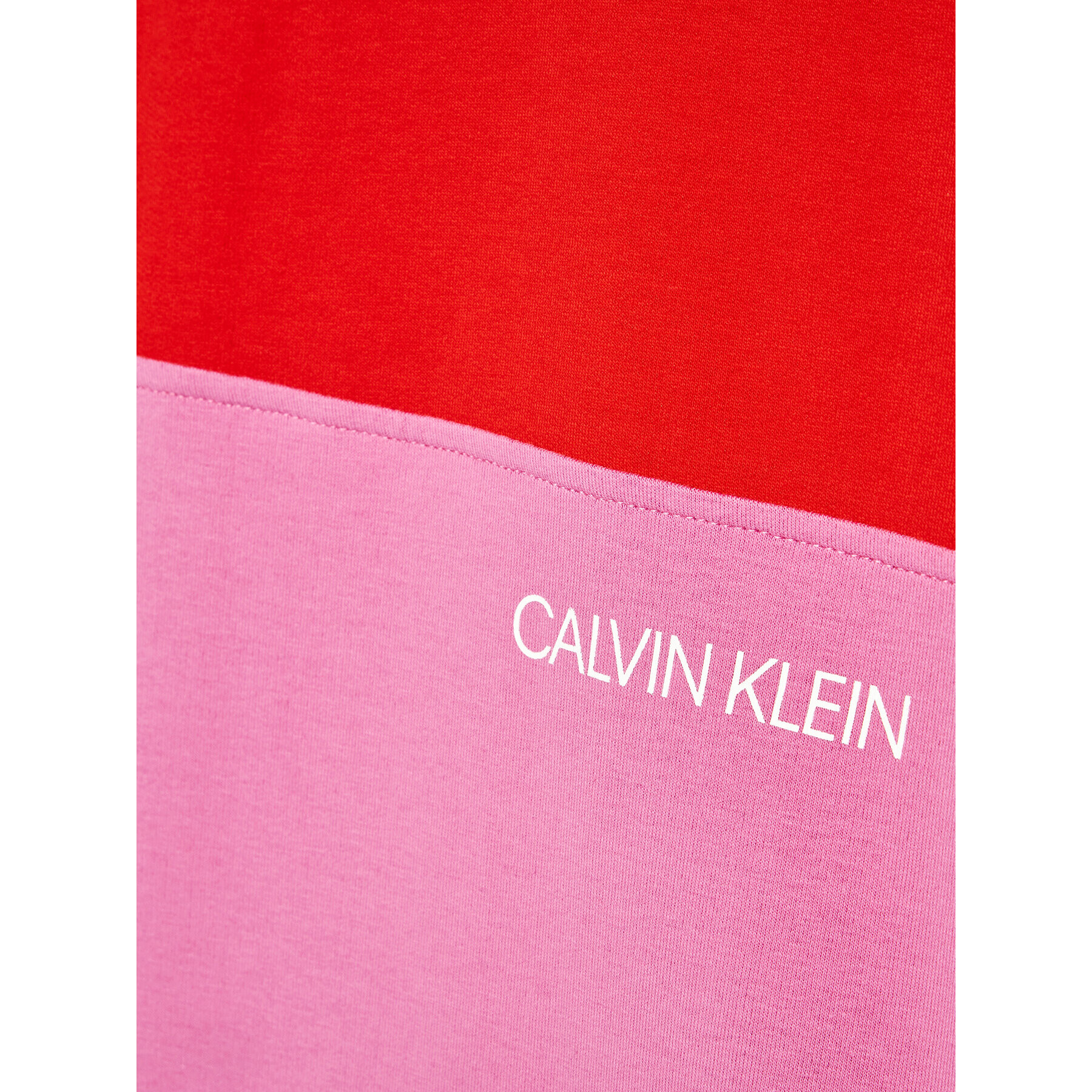 Calvin Klein Jeans Vsakodnevna obleka IG0IG01415 Roza Relaxed Fit - Pepit.si