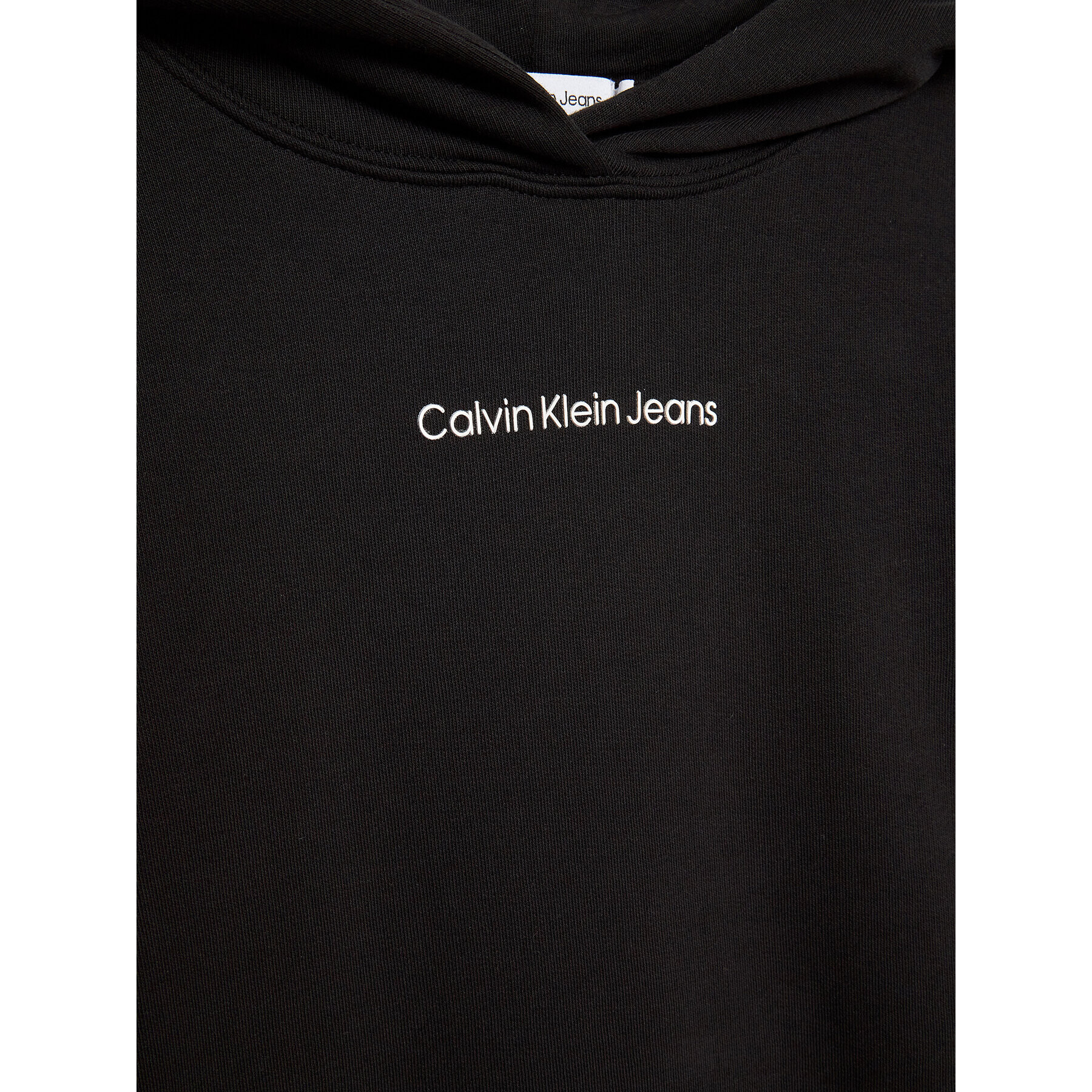 Calvin Klein Jeans Vsakodnevna obleka Logo IG0IG01830 Črna Regular Fit - Pepit.si