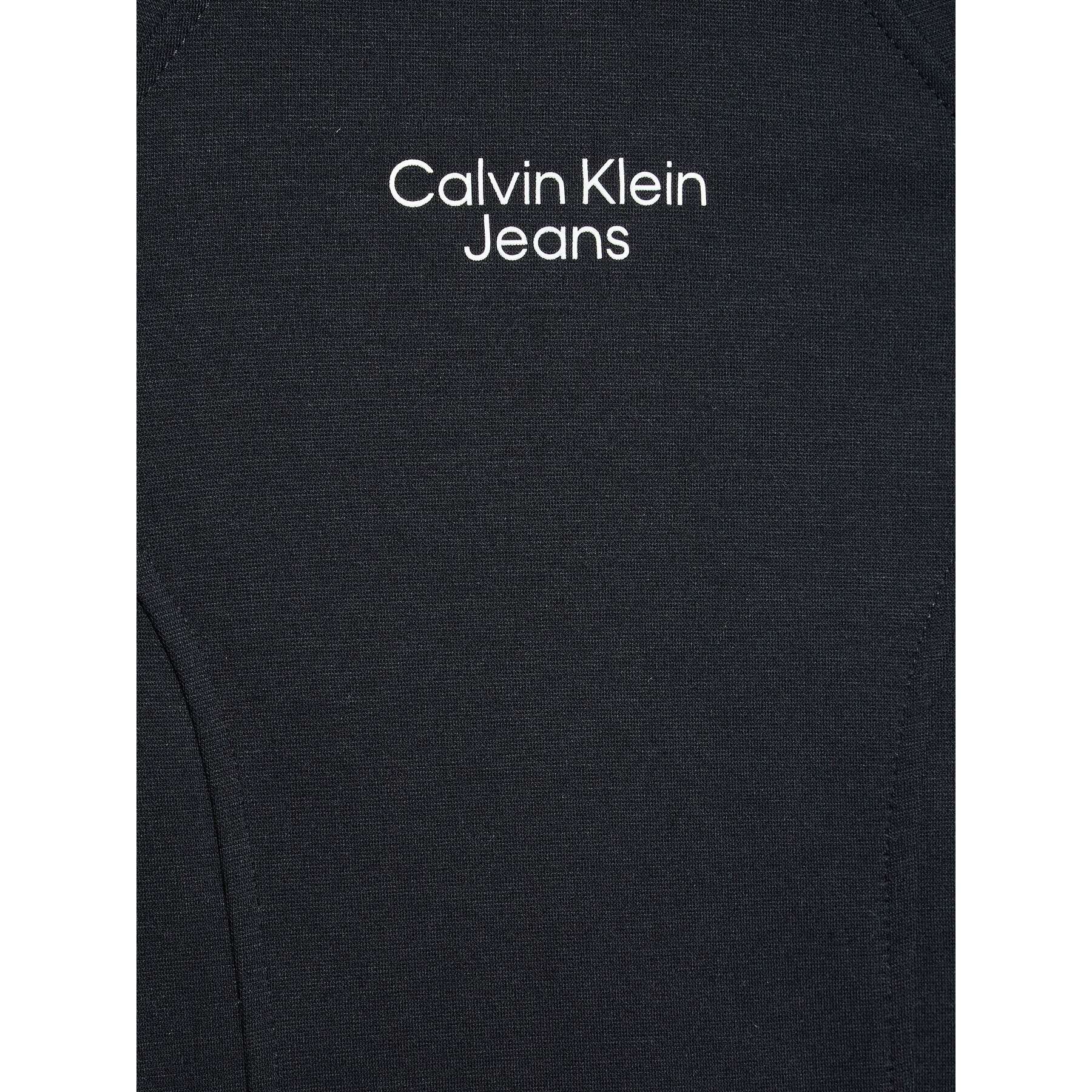 Calvin Klein Jeans Vsakodnevna obleka Punto IG0IG01562 Črna Regular Fit - Pepit.si