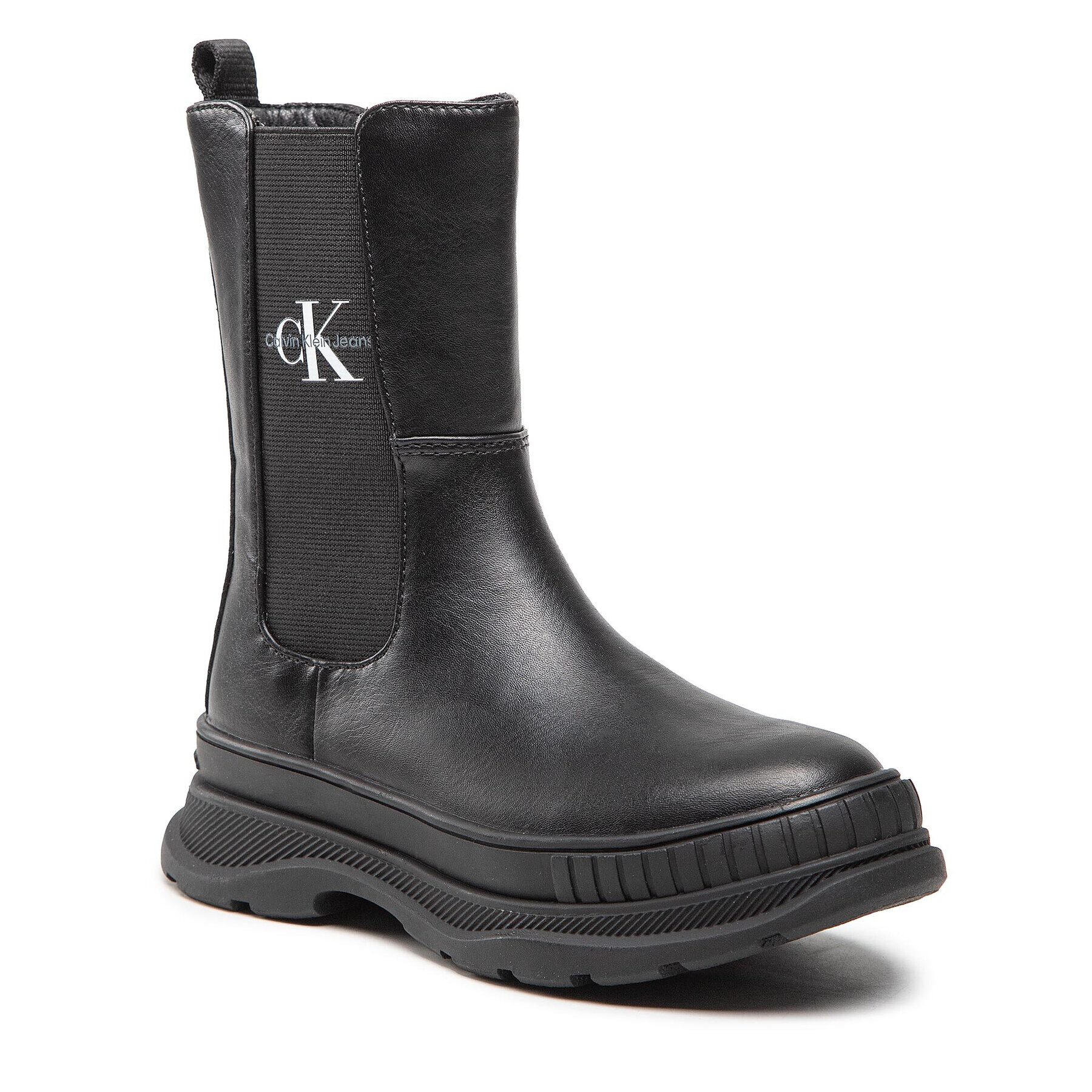 Calvin Klein Jeans Zimski škornji Chelsea Boot V3X5-80397-1355 M Črna - Pepit.si