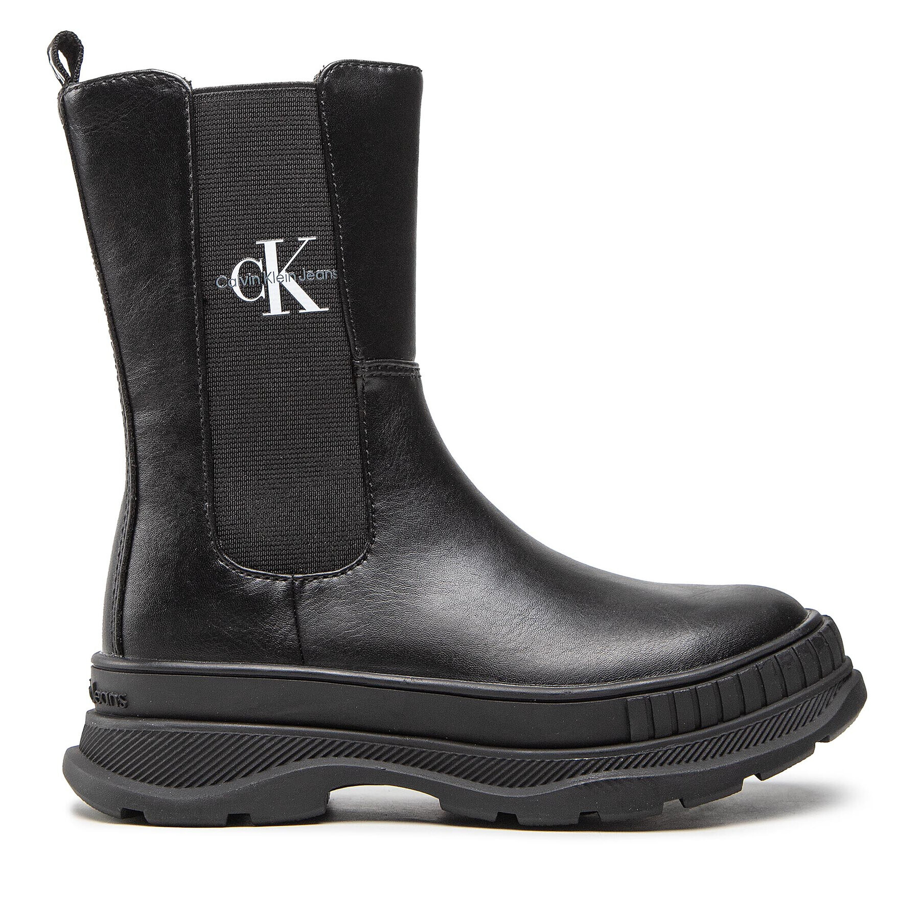 Calvin Klein Jeans Zimski škornji Chelsea Boot V3X5-80397-1355 M Črna - Pepit.si