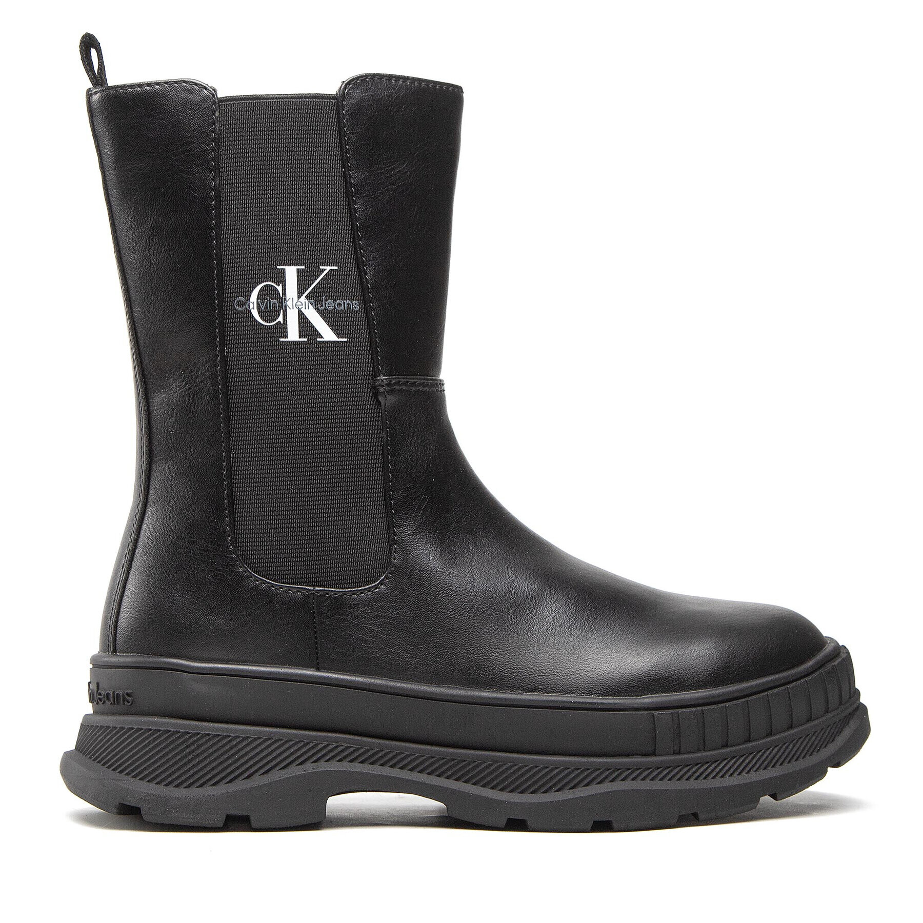 Calvin Klein Jeans Zimski škornji Chelsea Boot V3X5-80397-1355 S Črna - Pepit.si