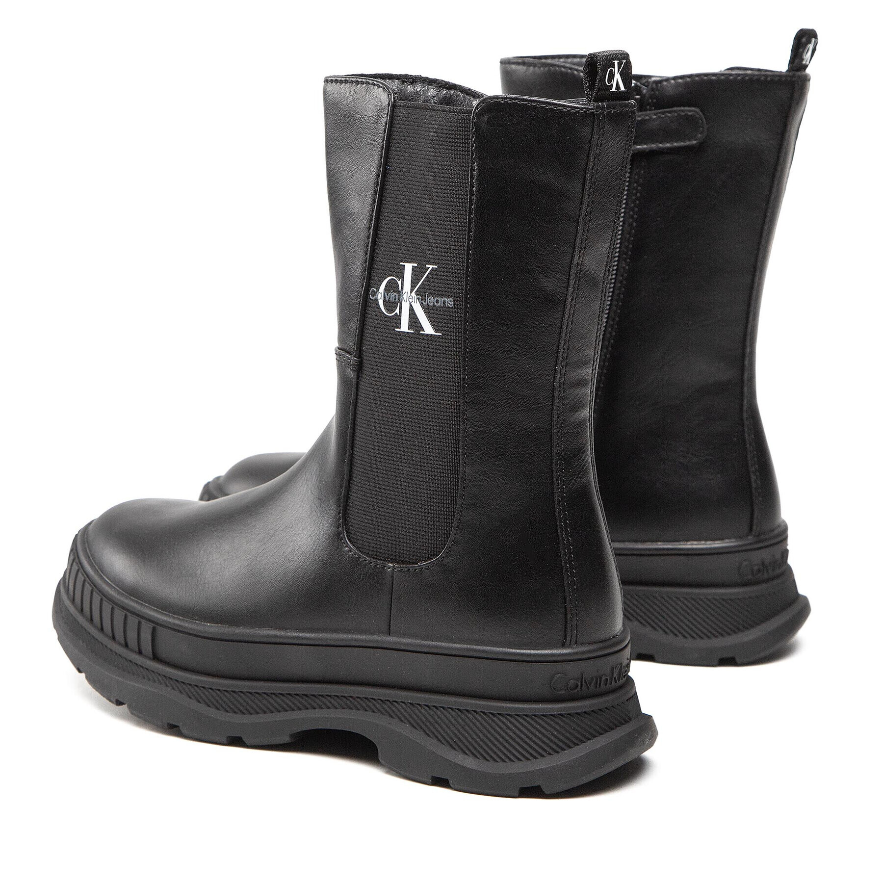 Calvin Klein Jeans Zimski škornji Chelsea Boot V3X5-80397-1355 S Črna - Pepit.si