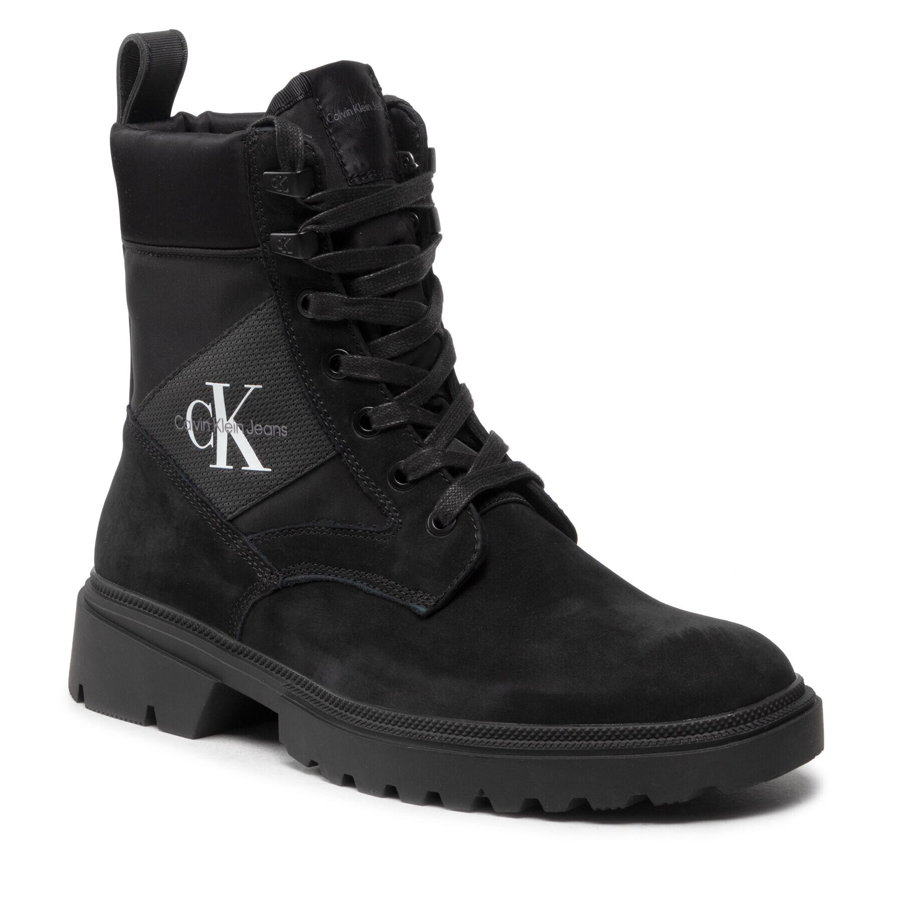 Calvin Klein Jeans Zimski škornji Chunky Hiking Boot YM0YM00467 Črna - Pepit.si