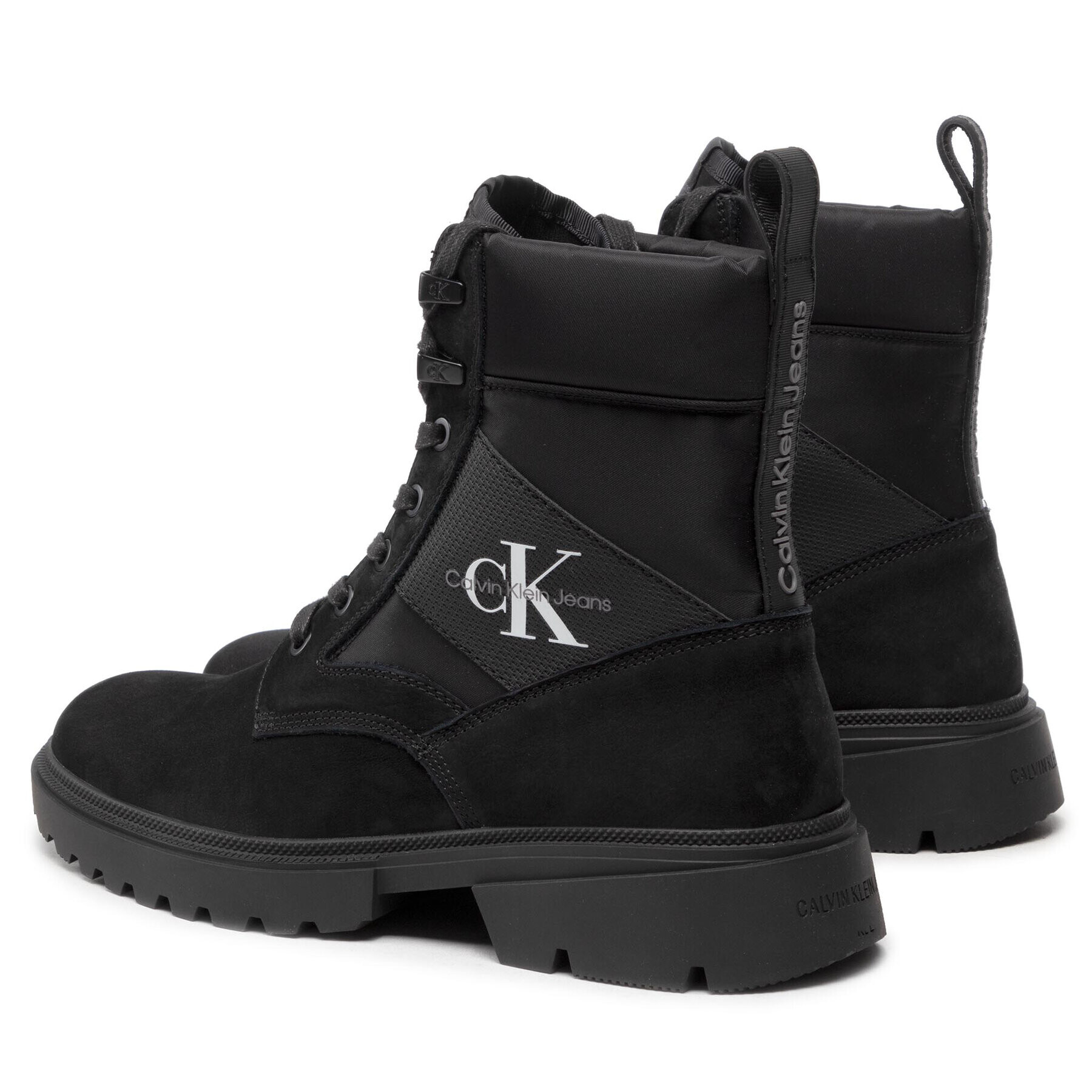 Calvin Klein Jeans Zimski škornji Chunky Hiking Boot YM0YM00467 Črna - Pepit.si