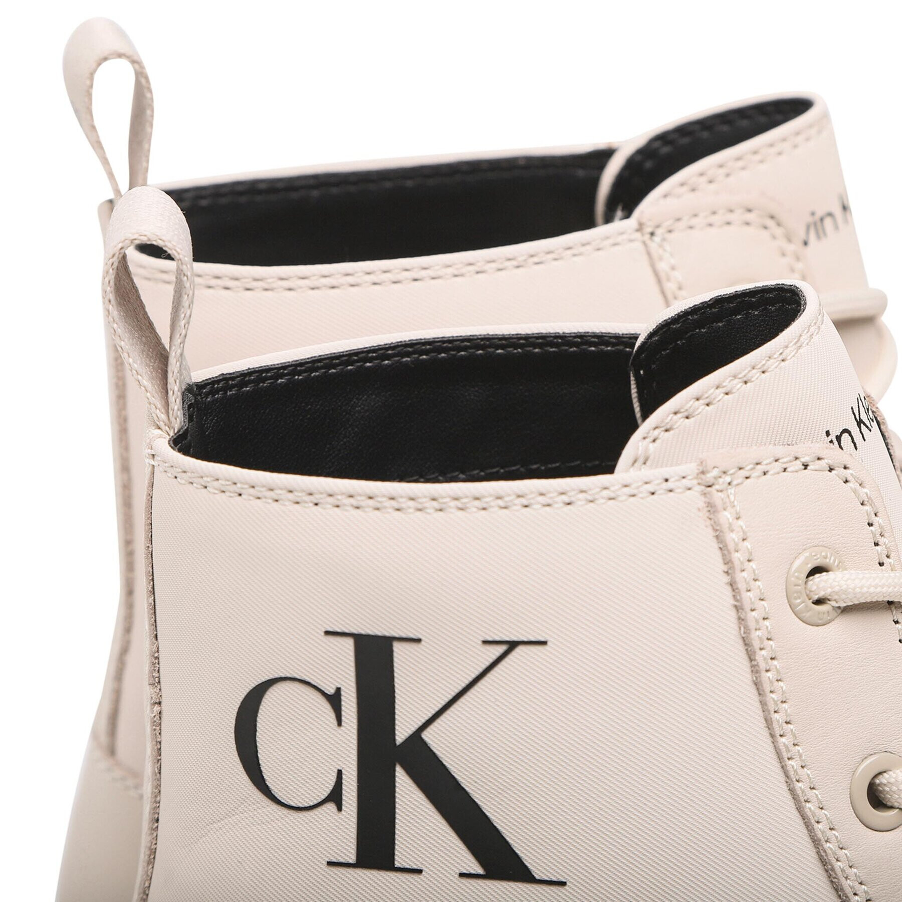 Calvin Klein Jeans Zimski škornji Lug Laceup Boot YM0YM00562 Bež - Pepit.si