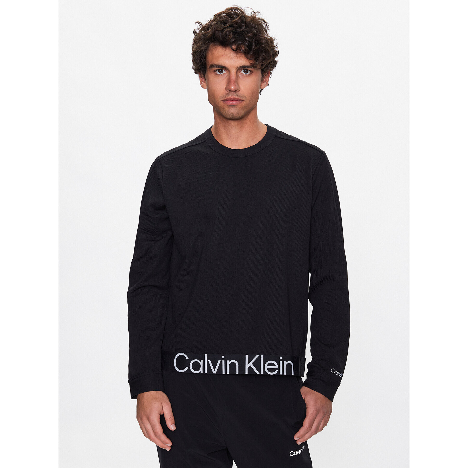 Calvin Klein Performance Jopa 00GMS3W300 Črna Regular Fit - Pepit.si