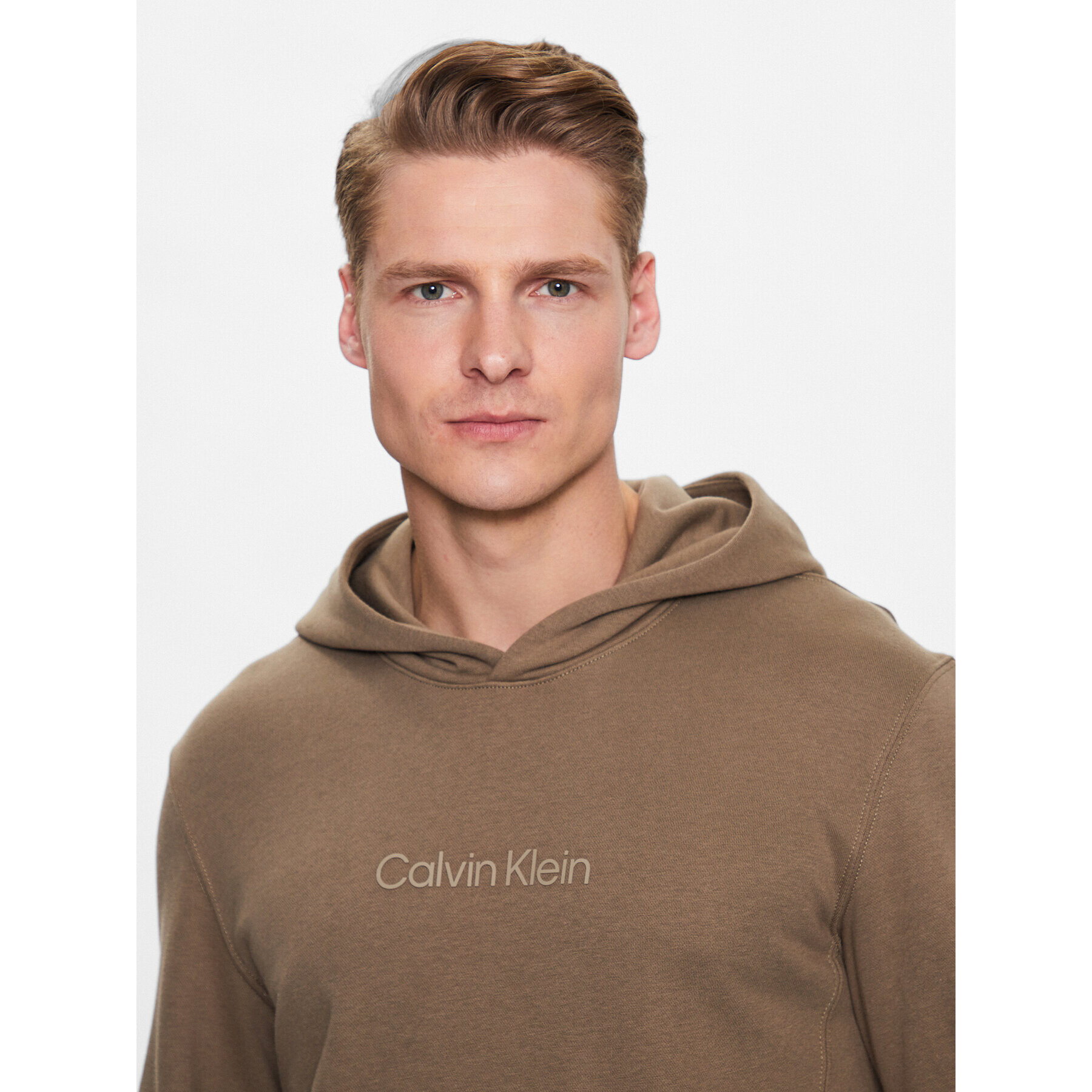 Calvin Klein Performance Jopa 00GMS3W303 Khaki Regular Fit - Pepit.si