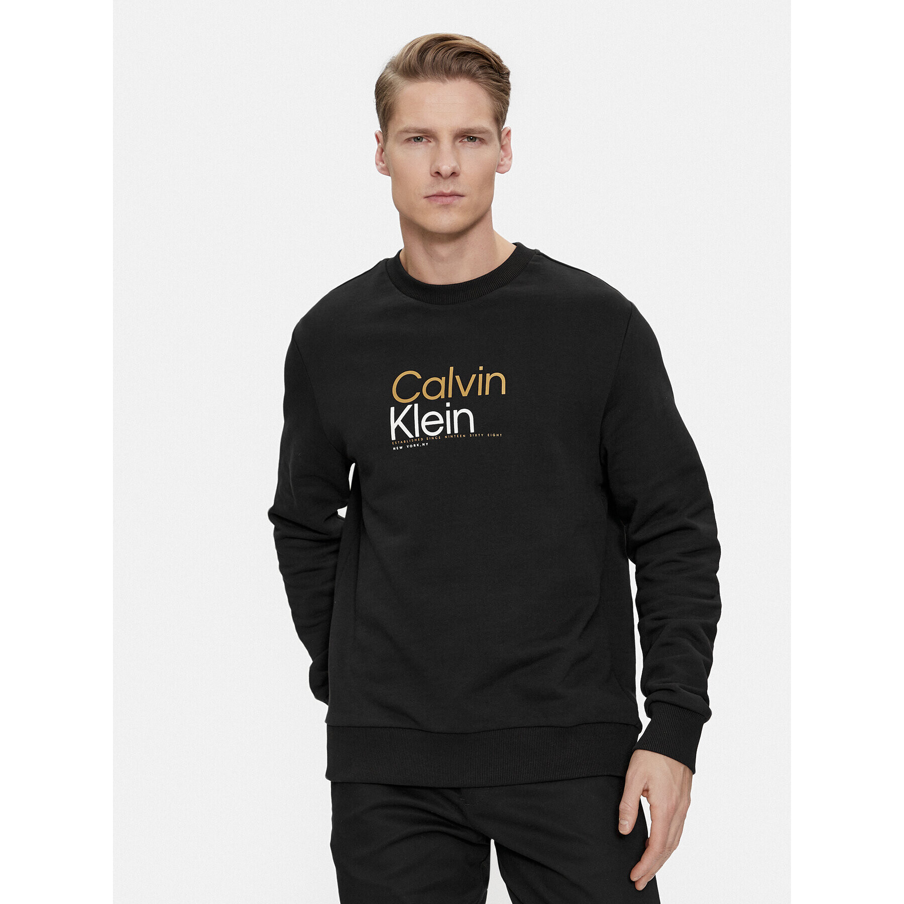 Calvin Klein Jopa K10K111826 Črna Regular Fit - Pepit.si