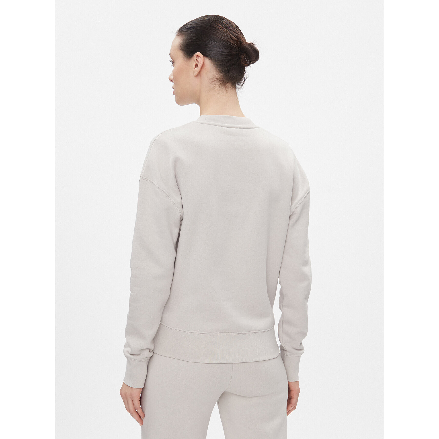 Calvin Klein Jopa Metallic Micro Logo Sweatshirt K20K206961 Bež Regular Fit - Pepit.si