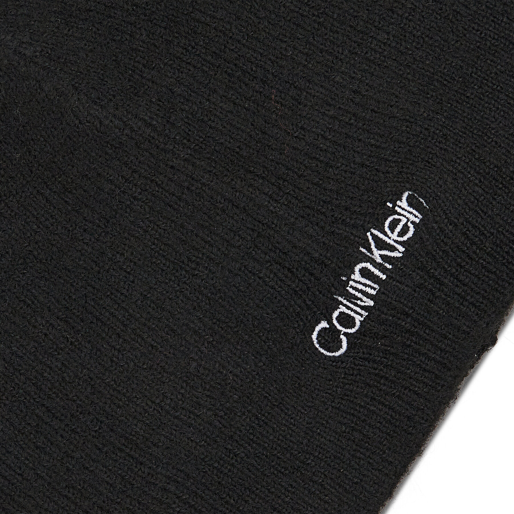 Calvin Klein Kapa Basic Wool No Fold Beanie K50K507444 Črna - Pepit.si