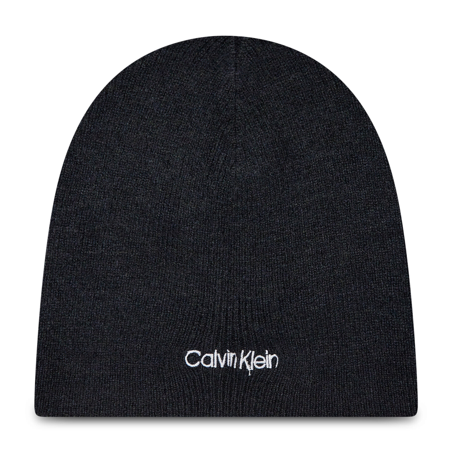 Calvin Klein Kapa Basic Wool No Fold Beanie K50K507444 Mornarsko modra - Pepit.si