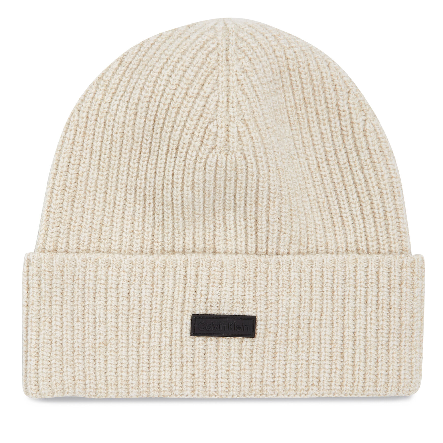 Calvin Klein Kapa Daddy Wool Beanie K50K510984 Écru - Pepit.si