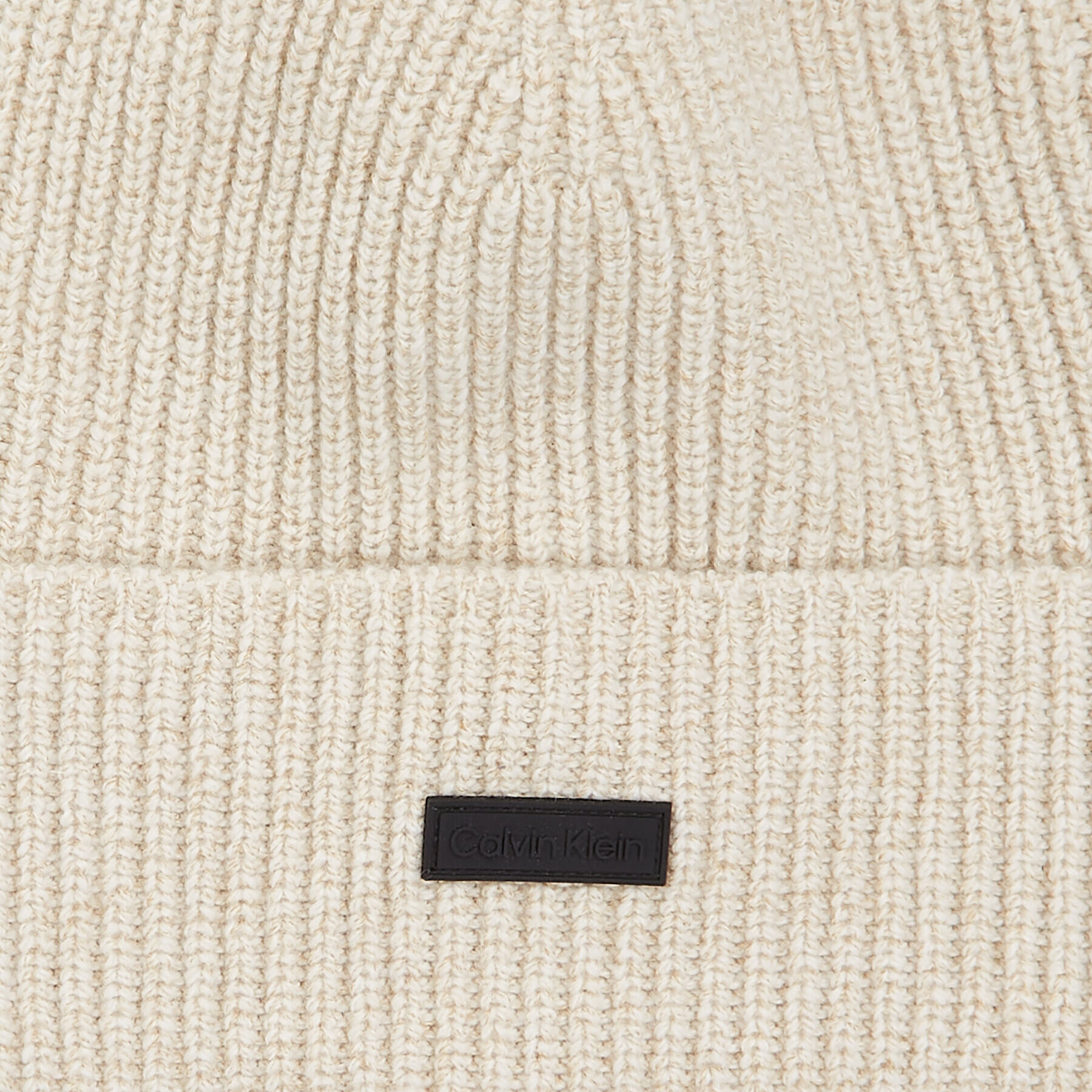 Calvin Klein Kapa Daddy Wool Beanie K50K510984 Écru - Pepit.si