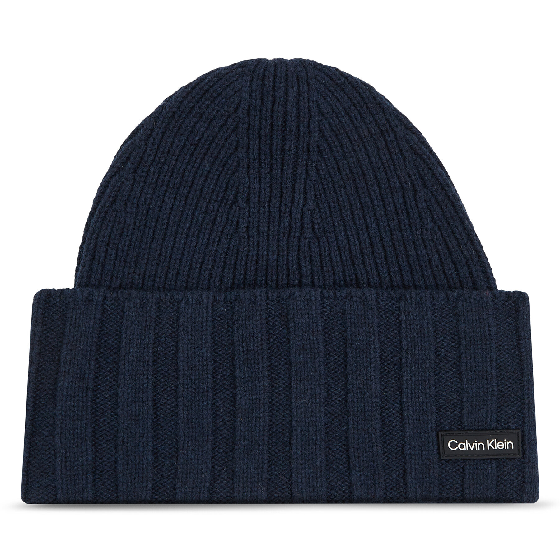 Calvin Klein Kapa Elevated Rib Beanie K50K510985 Mornarsko modra - Pepit.si