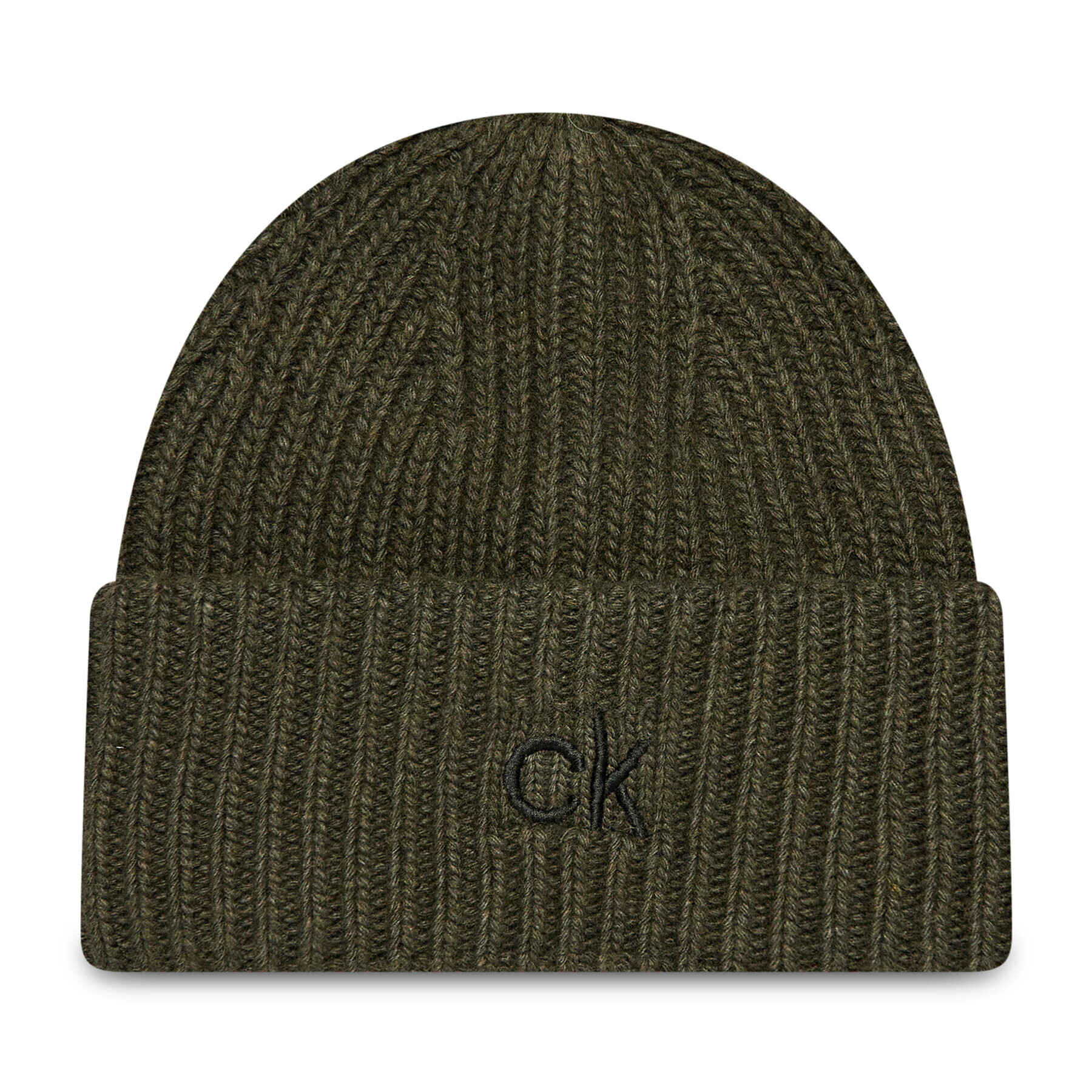 Calvin Klein Kapa Organic Knit Xl Beanie K50K507445 Zelena - Pepit.si