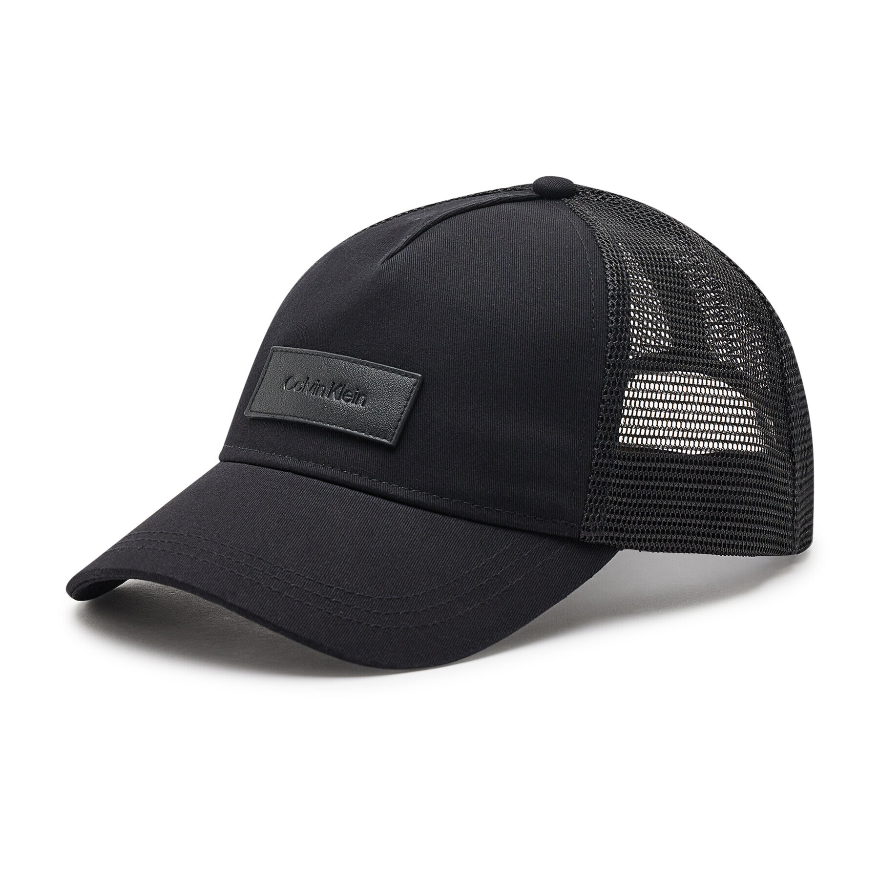 Calvin Klein Kapa s šiltom Badge Trucker K50K509674BAX Črna - Pepit.si