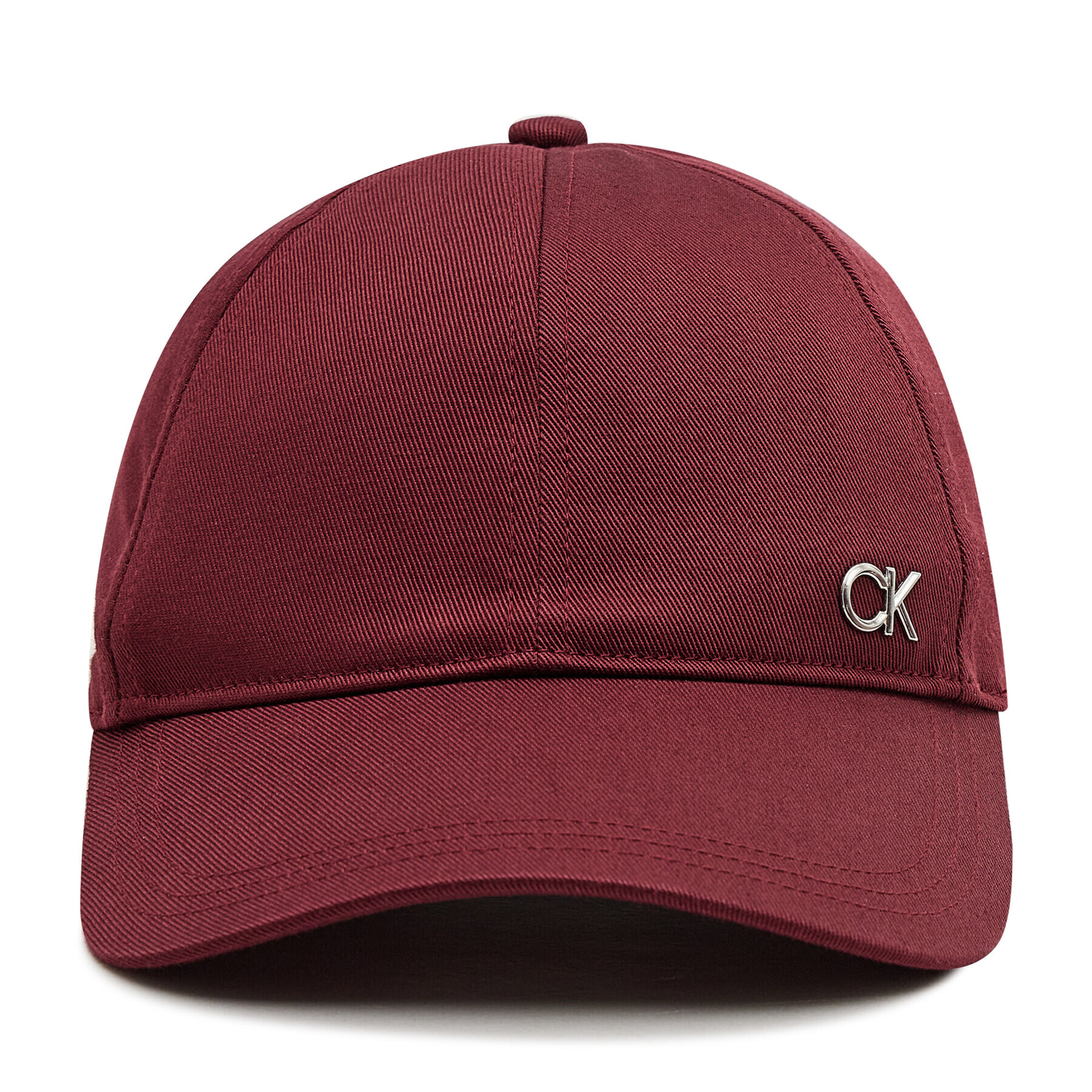 Calvin Klein Kapa s šiltom Ck Spiked Metal Bb Cap K50K507527 Bordo rdeča - Pepit.si